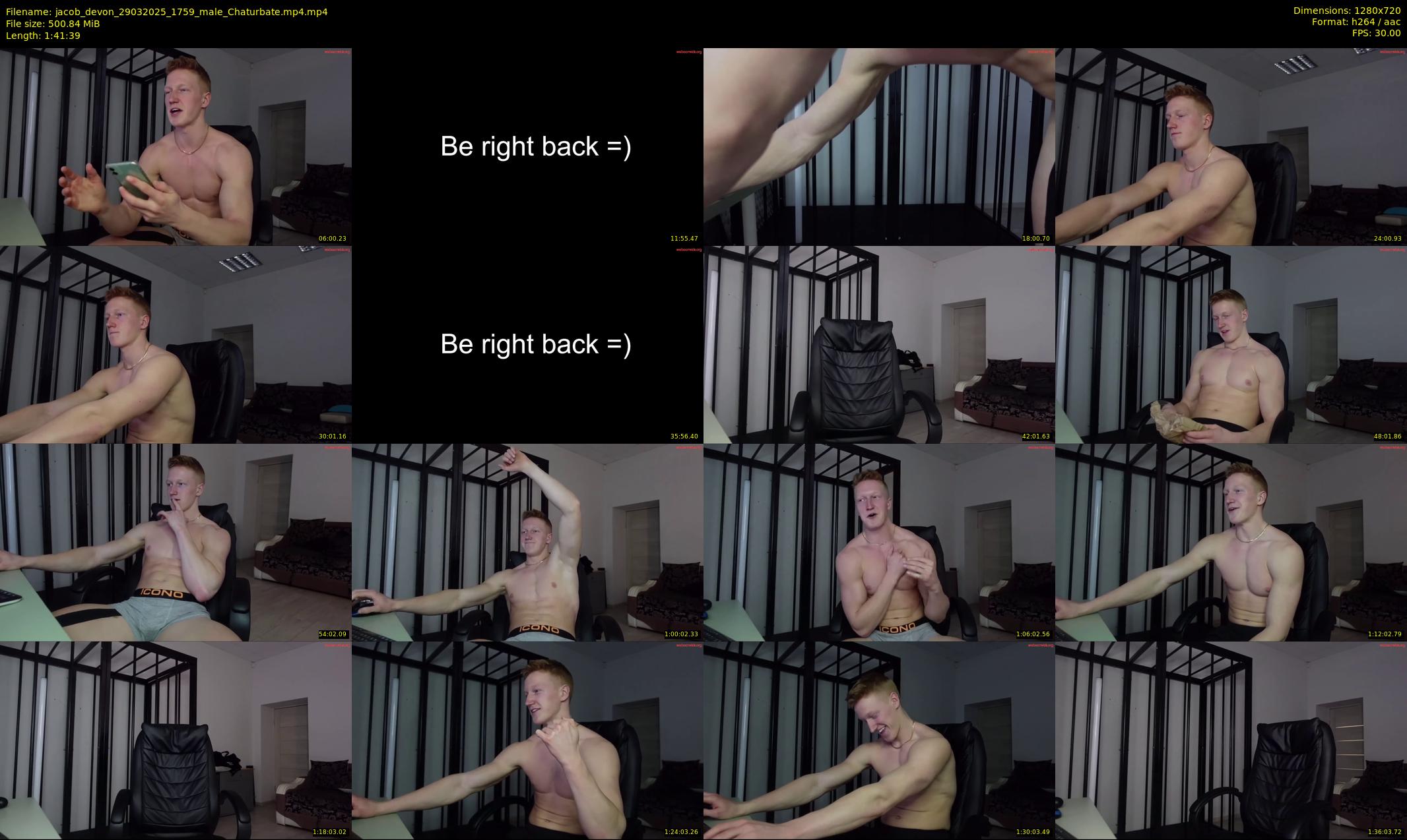 jacob_devon — 102 minute Chaturbate male cam show recording, 720p, Mar 29, 2025