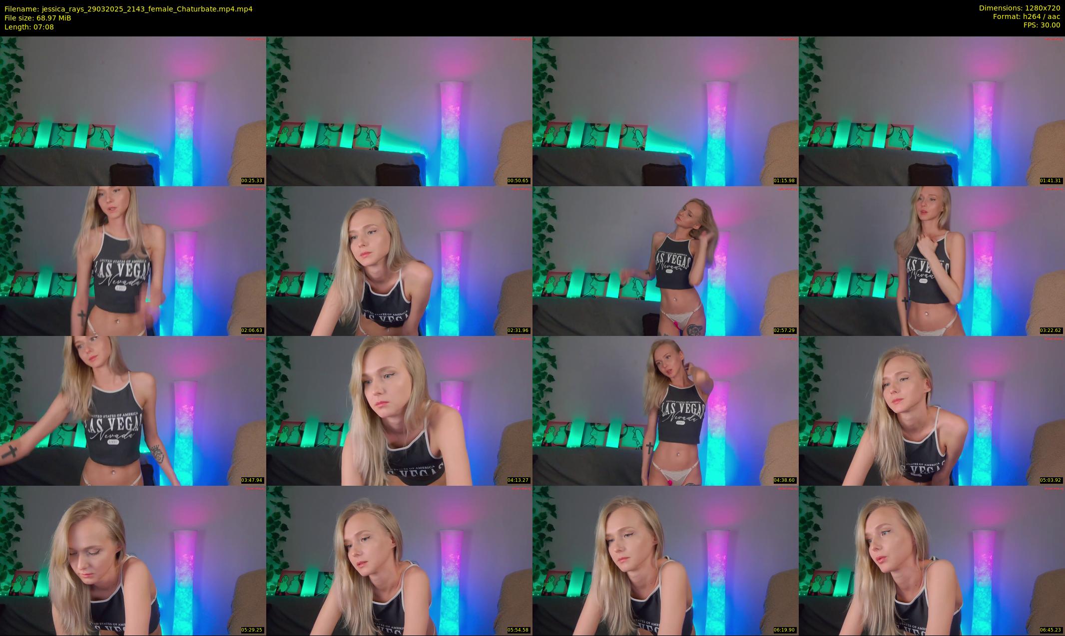 jessica_rays — 8 minute Chaturbate couple cam show recording, 720p, Mar 29, 2025