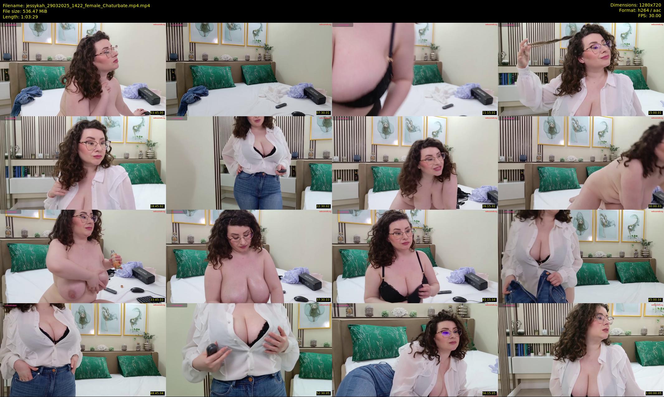 jessykah — 64 minute Chaturbate female cam show recording, 720p, Mar 29, 2025