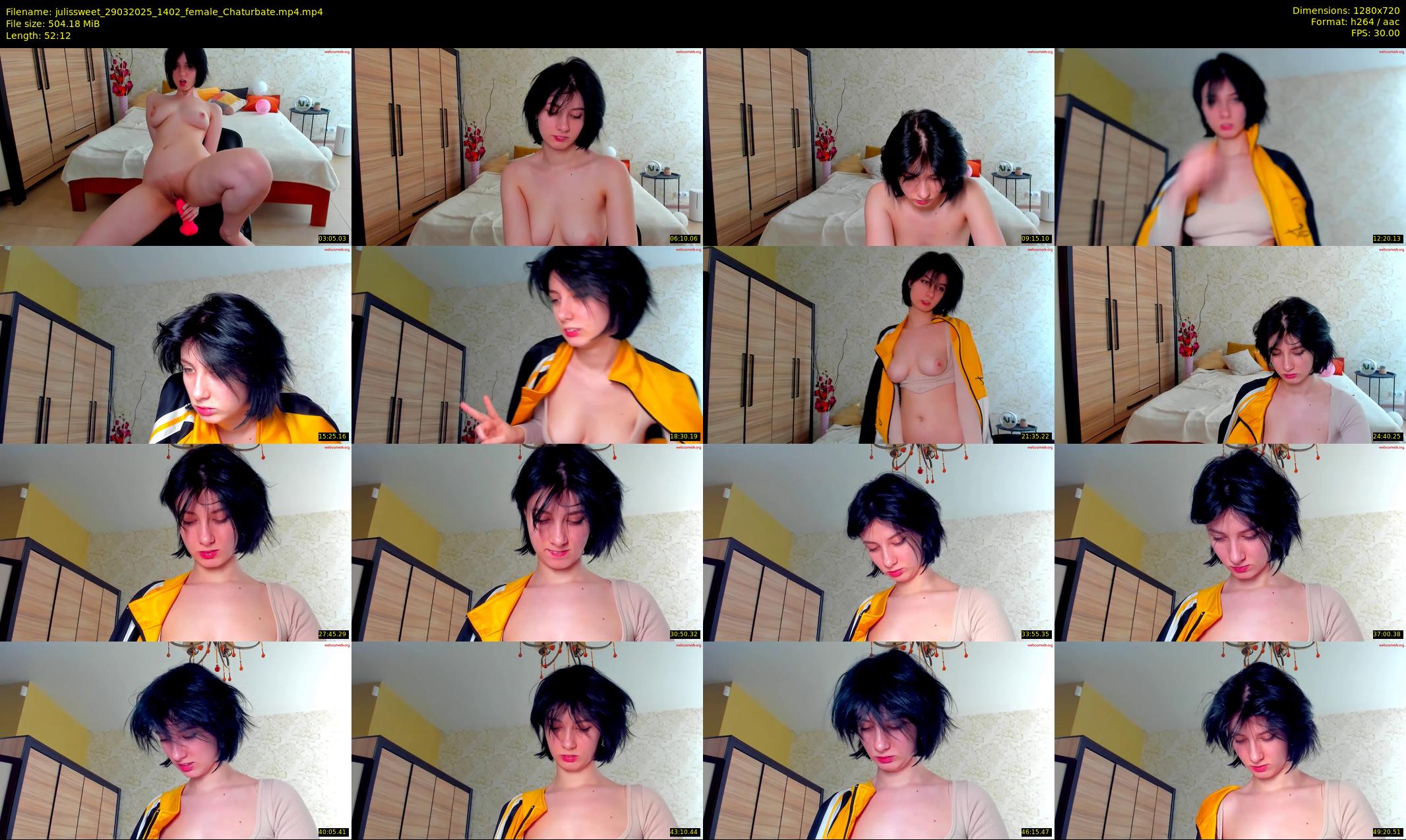 julissweet — 53 minute Chaturbate female cam show recording, 720p, Mar 29, 2025