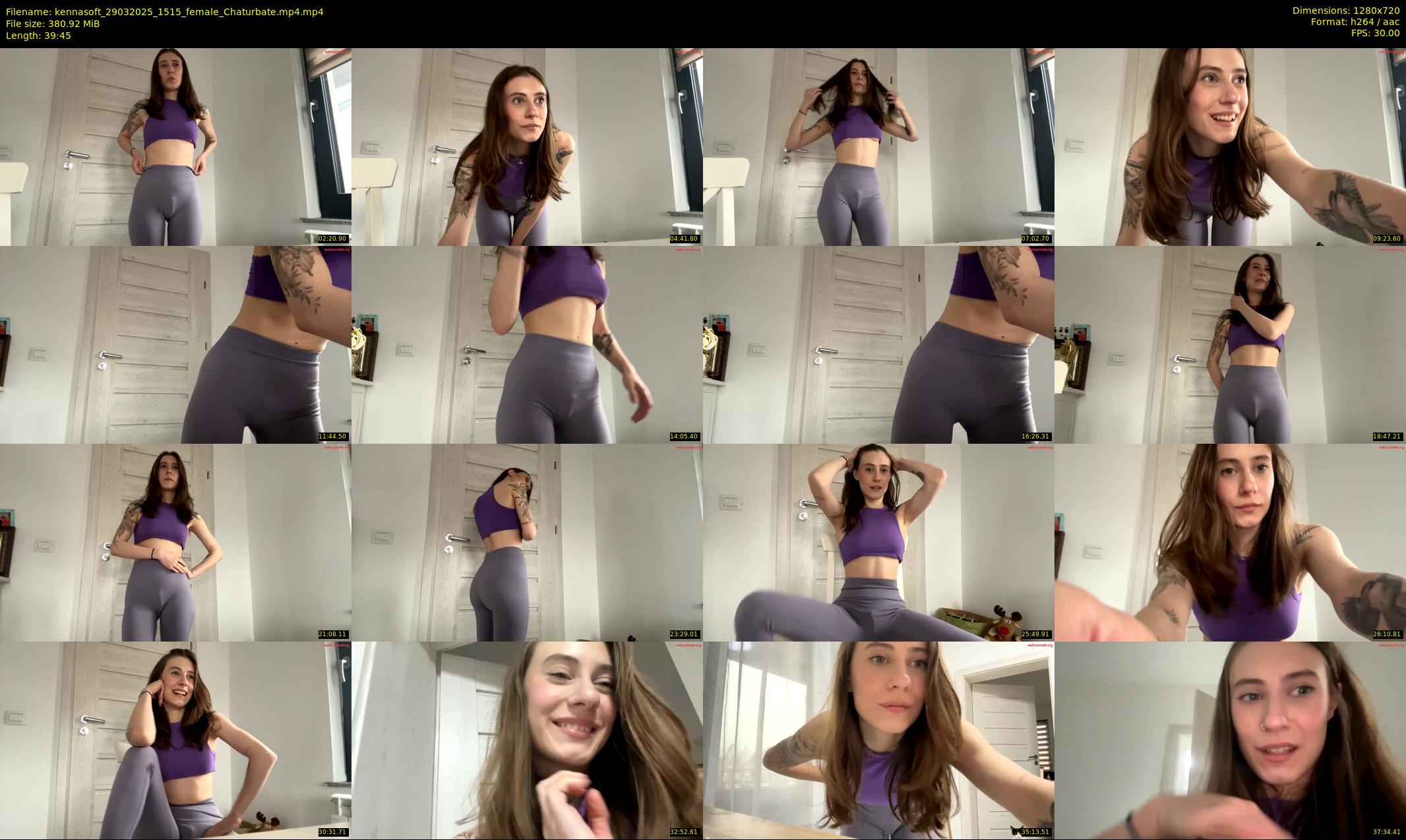 kennasoft — 40 minute Chaturbate female cam show recording, 720p, Mar 29, 2025