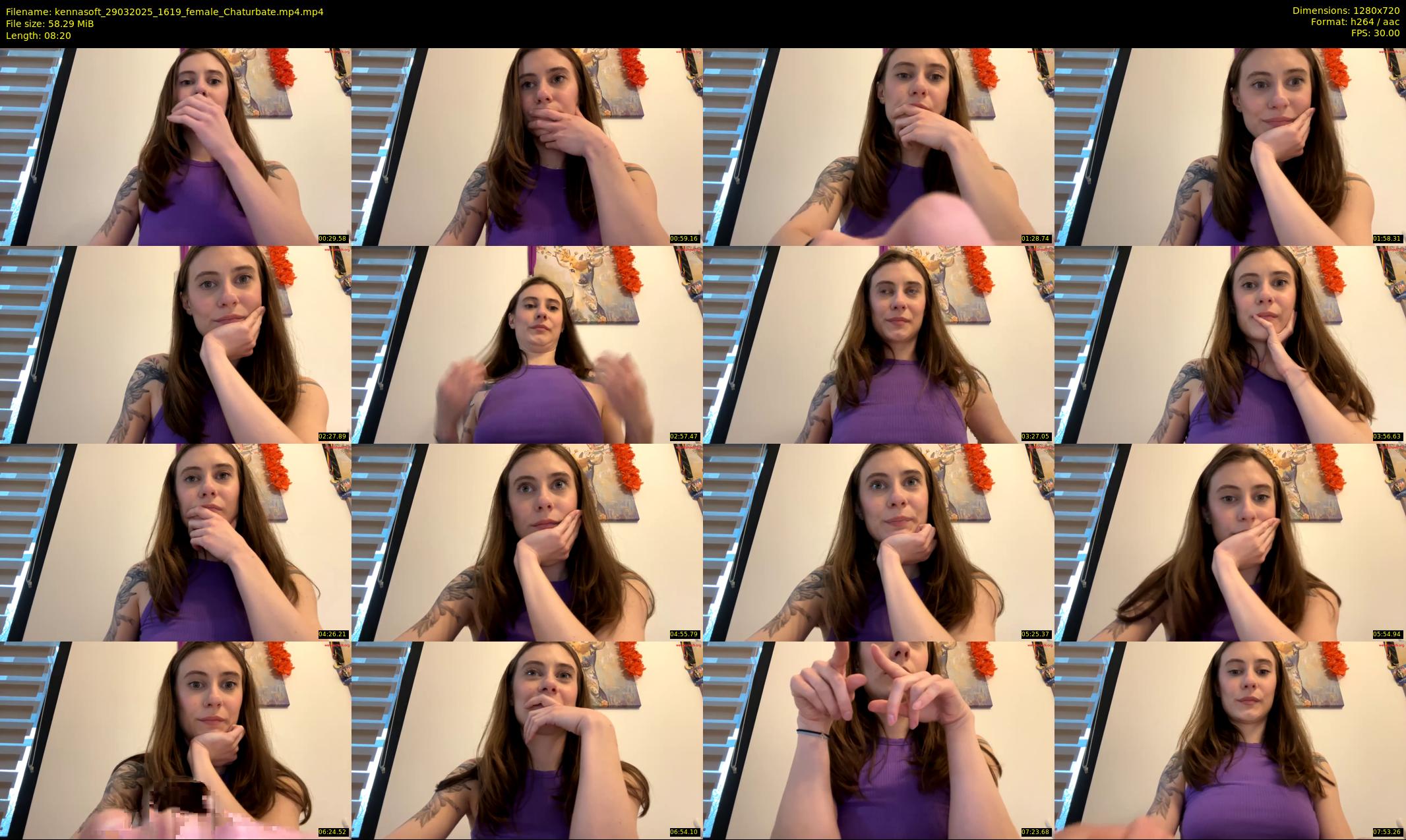 kennasoft — 9 minute Chaturbate female cam show recording, 720p, Mar 29, 2025