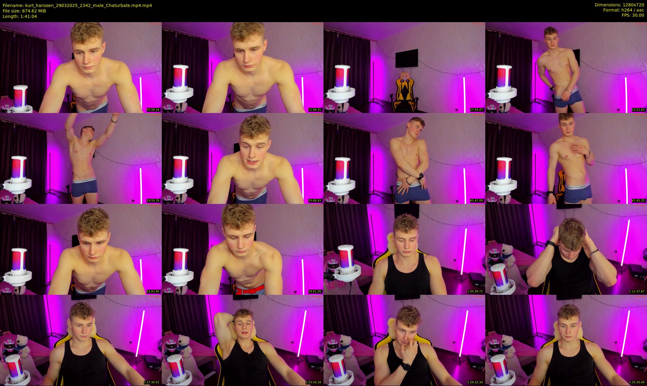kurt_hanssen — 102 minute Chaturbate male cam show recording, 720p, Mar 29, 2025