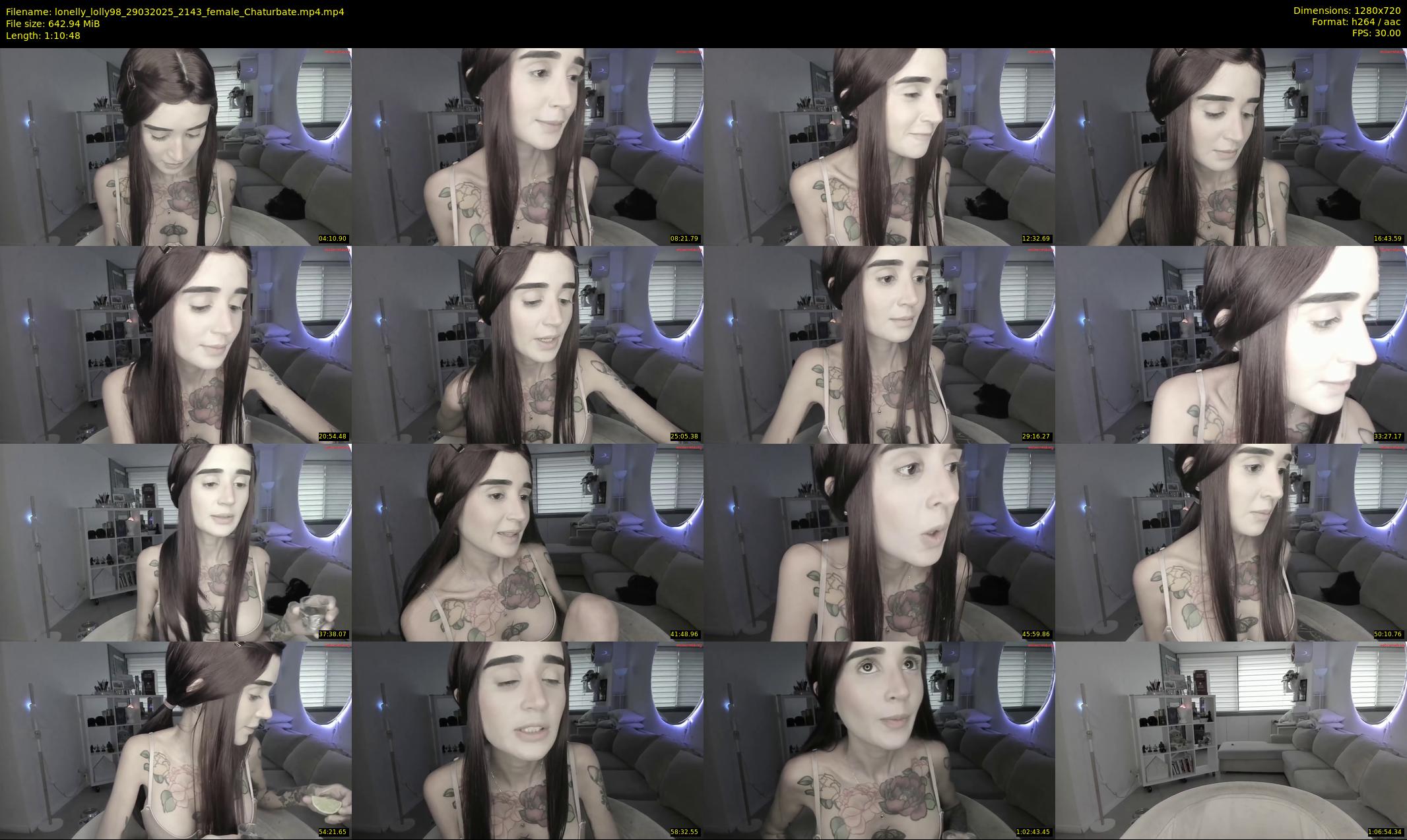 lonelly_lolly98 — 71 minute Chaturbate female cam show recording, 720p, Mar 29, 2025