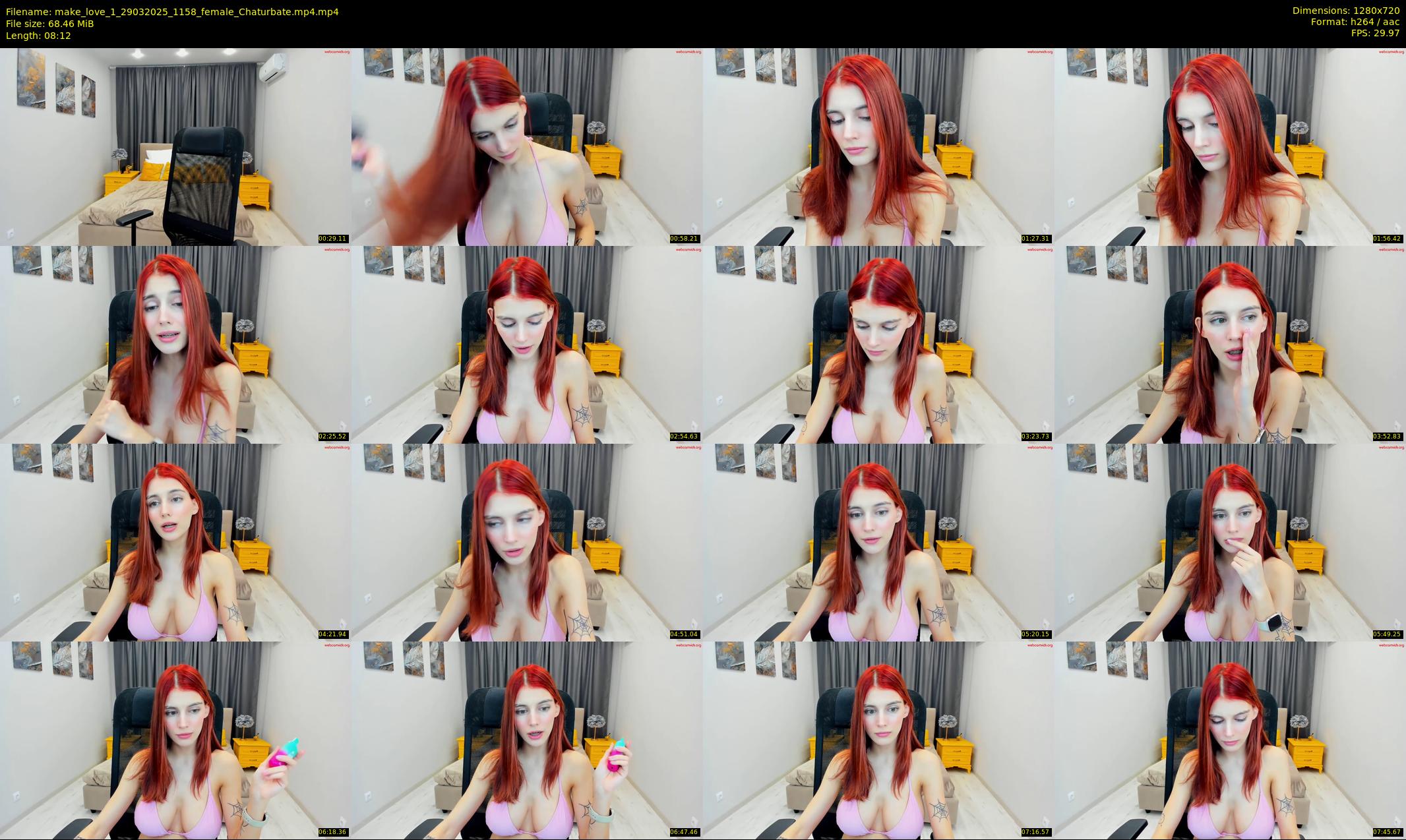 make_love_1 — 9 minute Chaturbate female cam show recording, 720p, Mar 29, 2025
