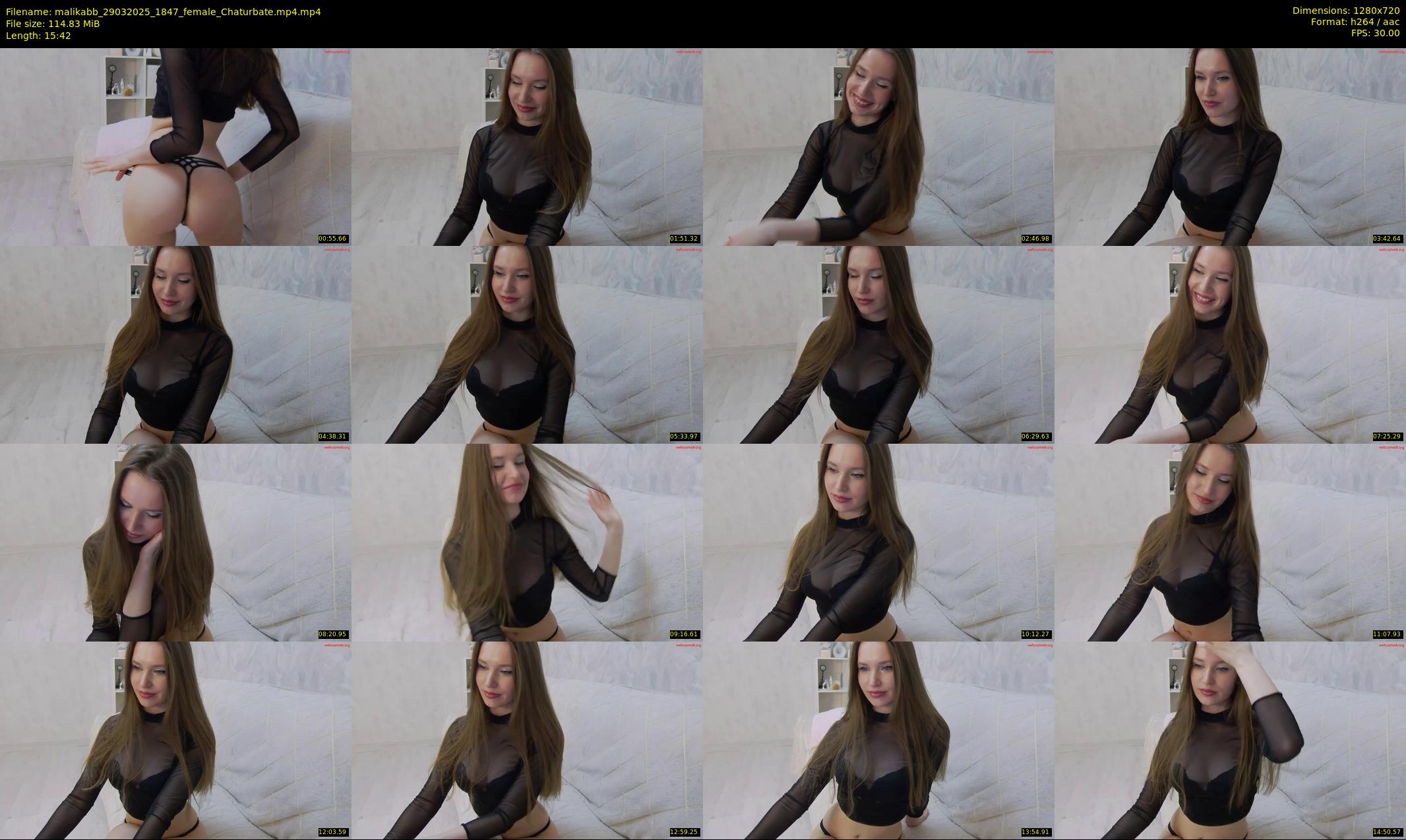 malikabb — 16 minute Chaturbate female cam show recording, 720p, Mar 29, 2025