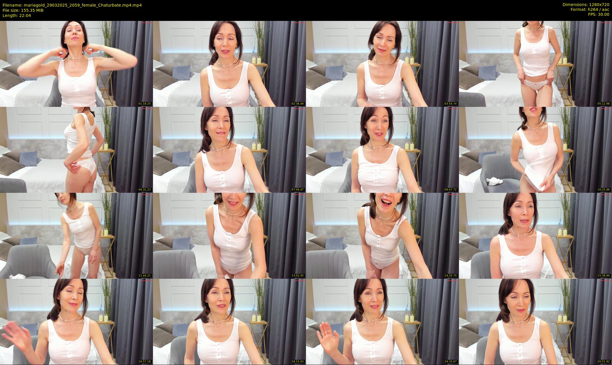 mariagold — 23 minute Chaturbate female cam show recording, 720p, Mar 29, 2025