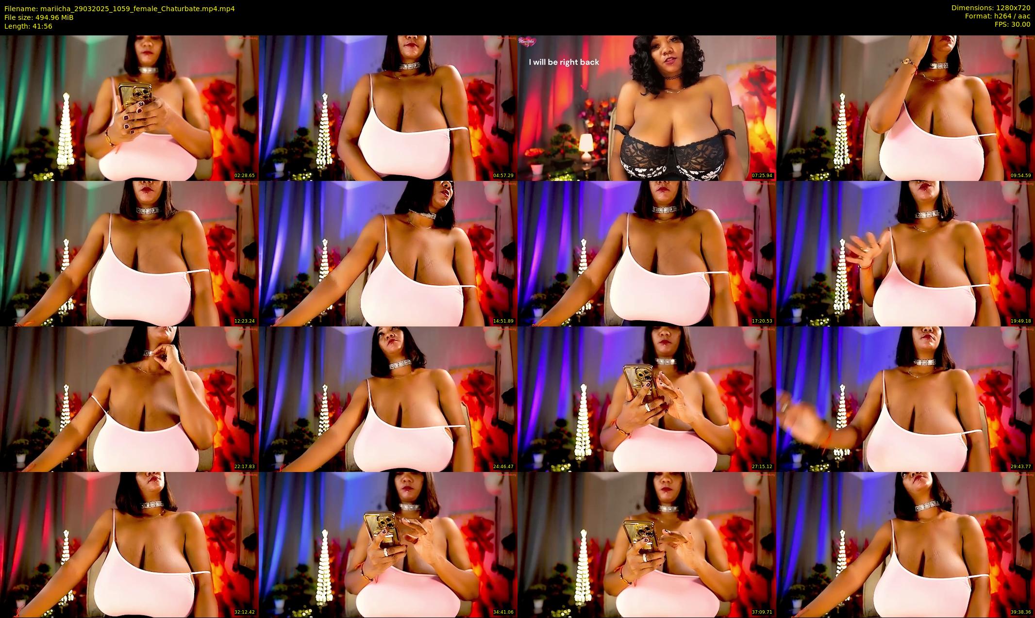 mariicha — 42 minute Chaturbate female cam show recording, 720p, Mar 29, 2025