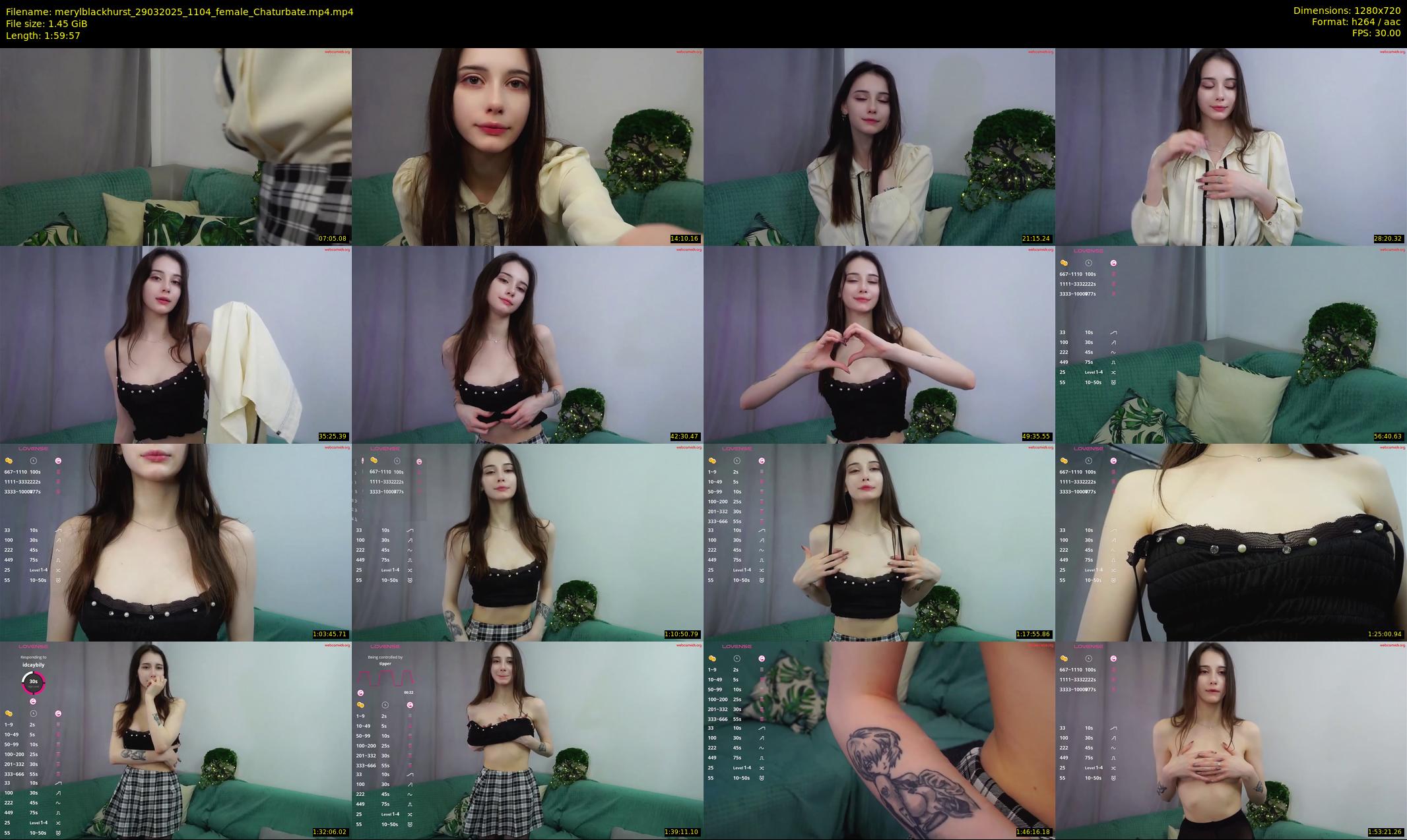 merylblackhurst — 120 minute Chaturbate female cam show recording, 720p, Mar 29, 2025