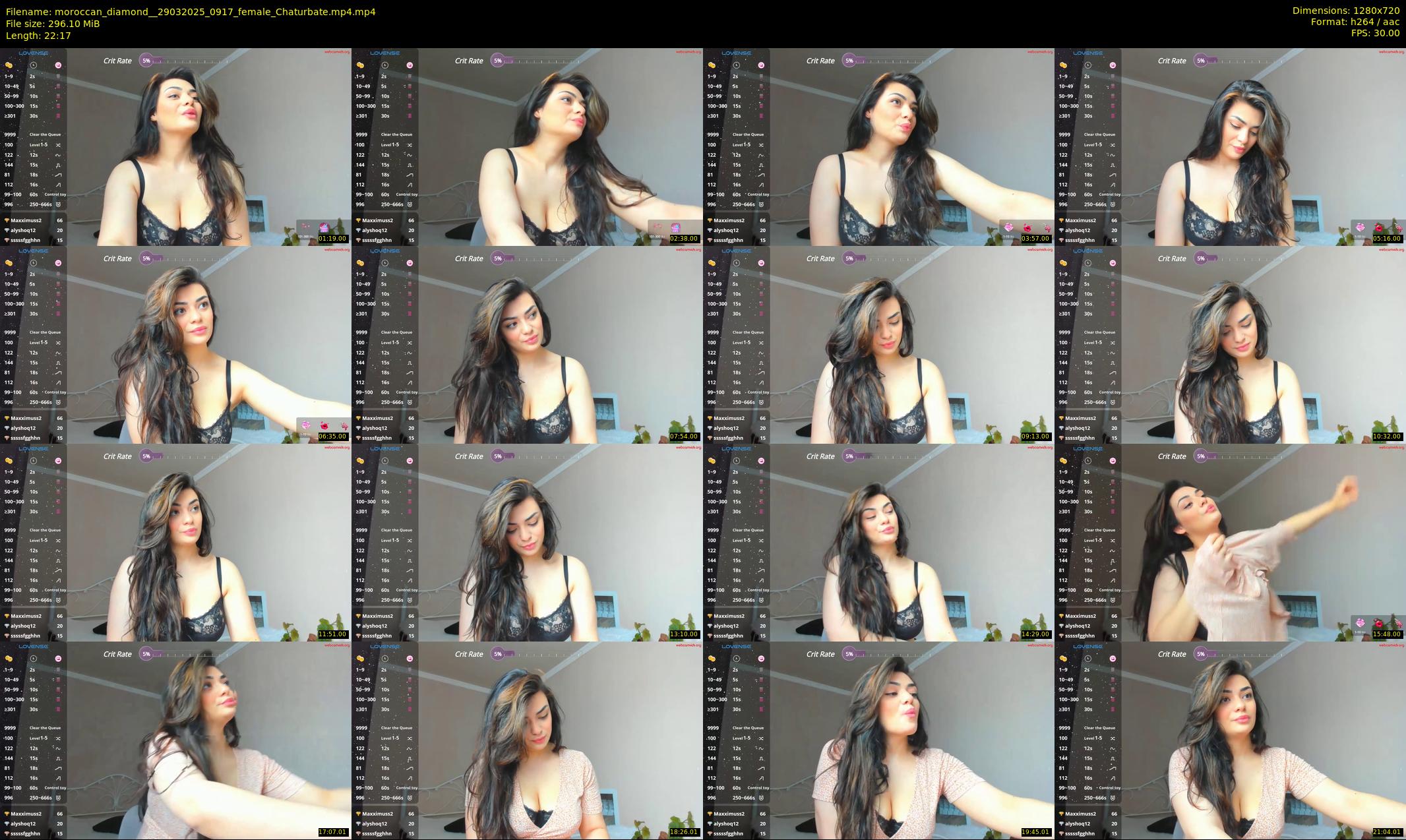 moroccan_diamond_ — 23 minute Chaturbate female cam show recording, 720p, Mar 29, 2025