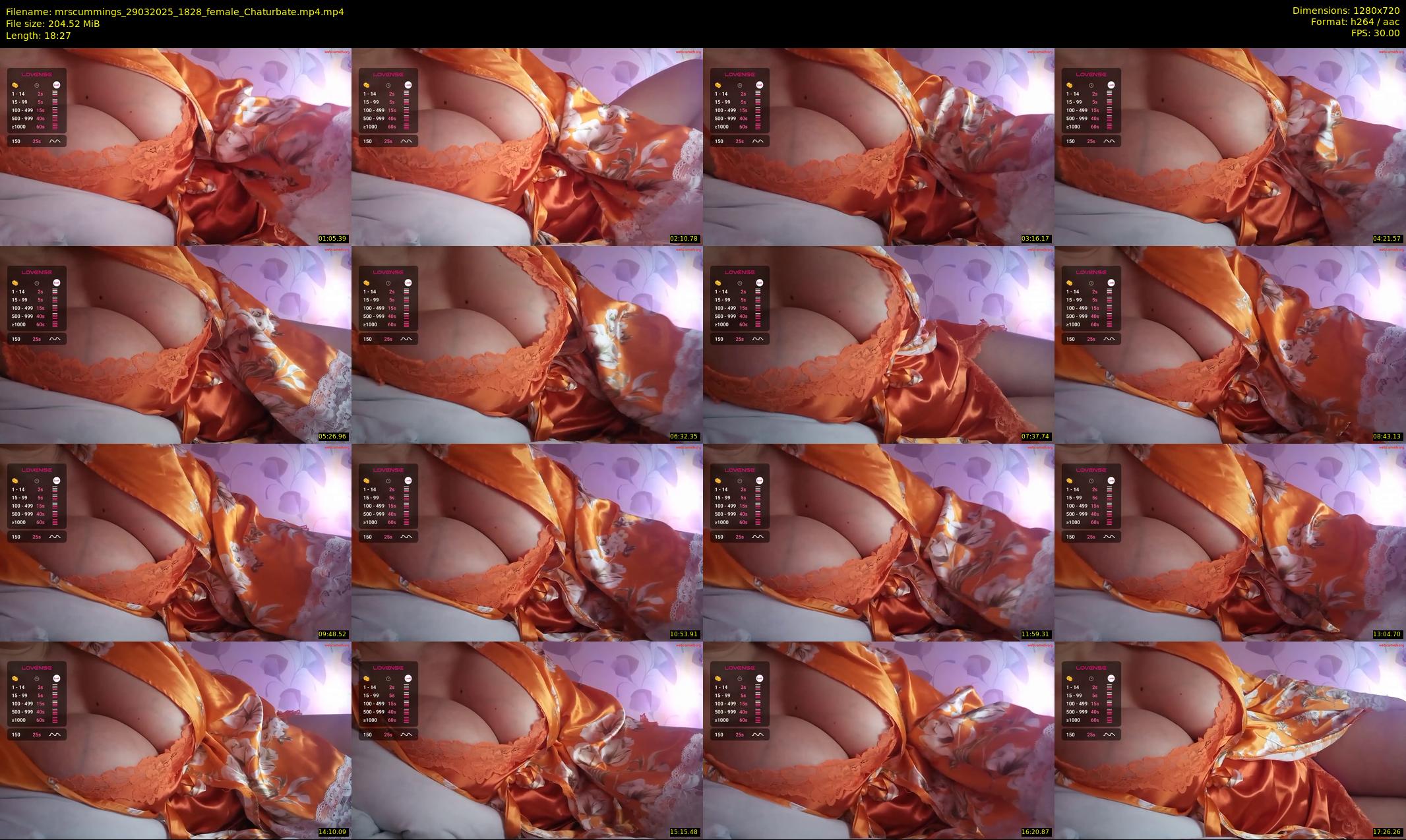 mrscummings — 19 minute Chaturbate female cam show recording, 720p, Mar 29, 2025