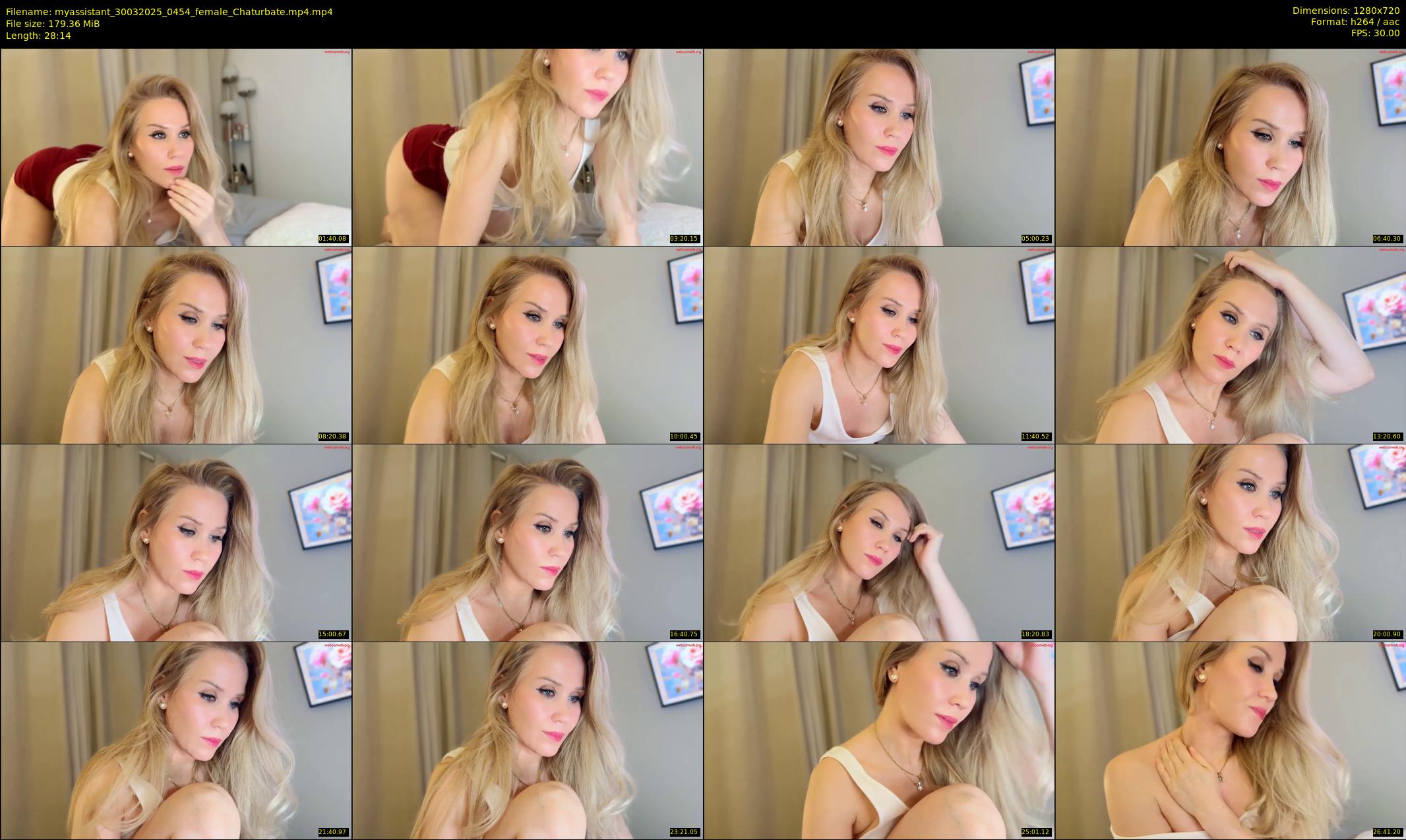 myassistant — 29 minute Chaturbate female cam show recording, 720p, Mar 30, 2025
