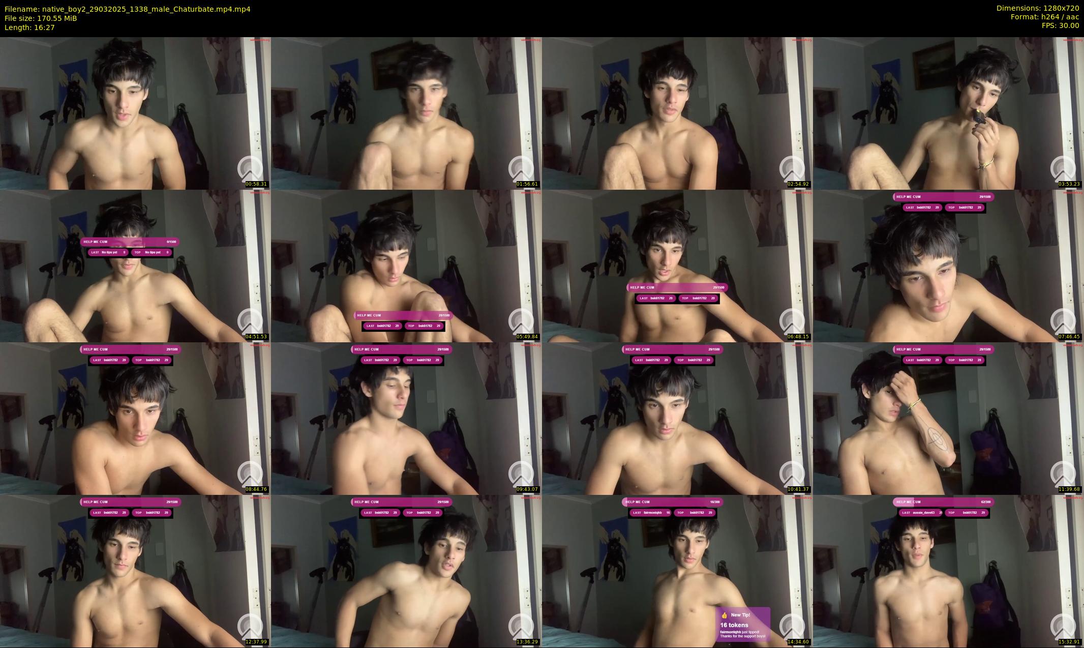 native_boy2 — 17 minute Chaturbate male cam show recording, 720p, Mar 29, 2025