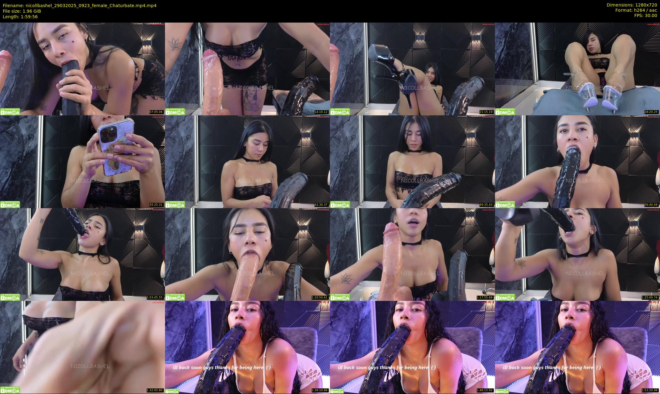nicollbashel — 120 minute Chaturbate female cam show recording, 720p, Mar 29, 2025