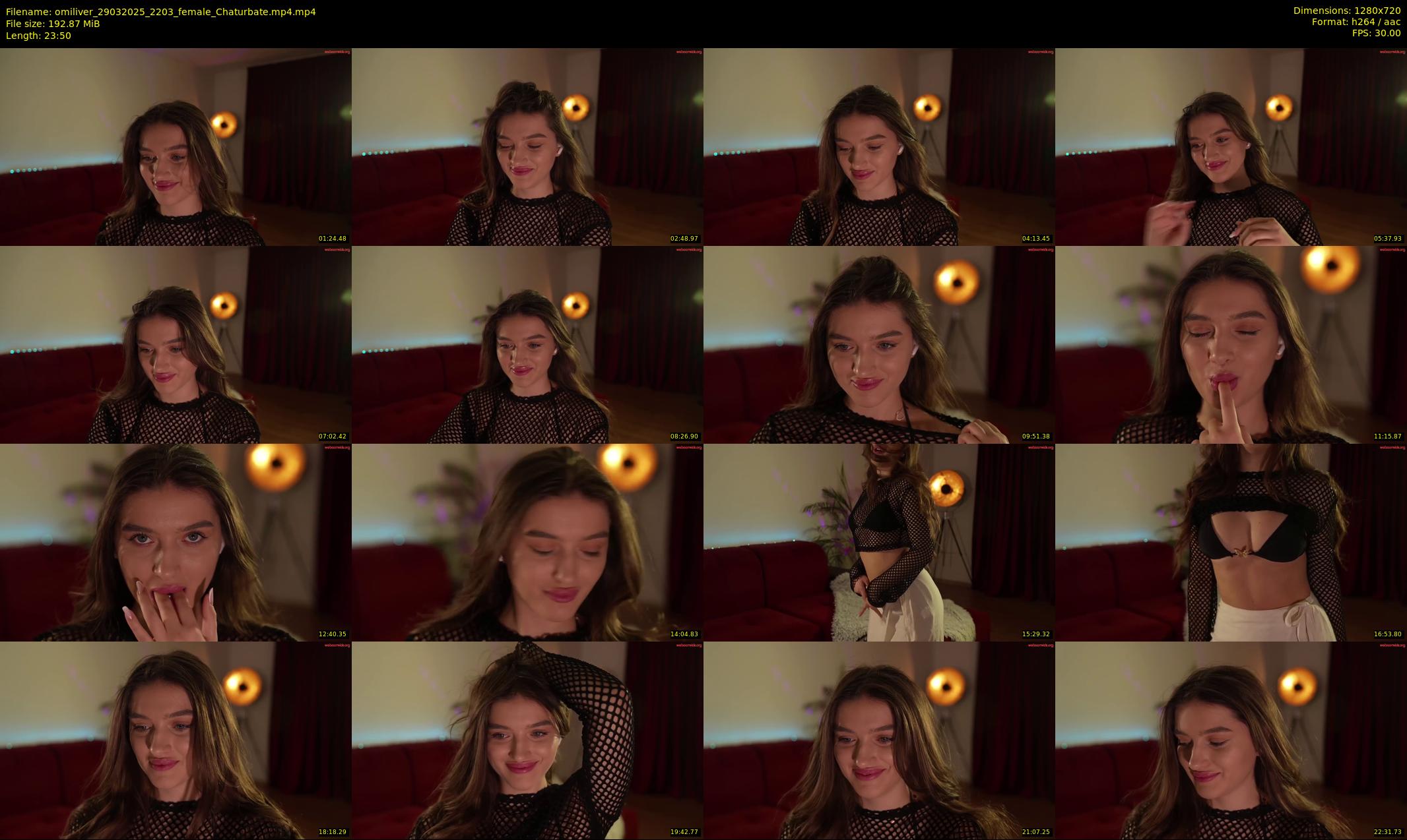 omiliver — 24 minute Chaturbate female cam show recording, 720p, Mar 29, 2025