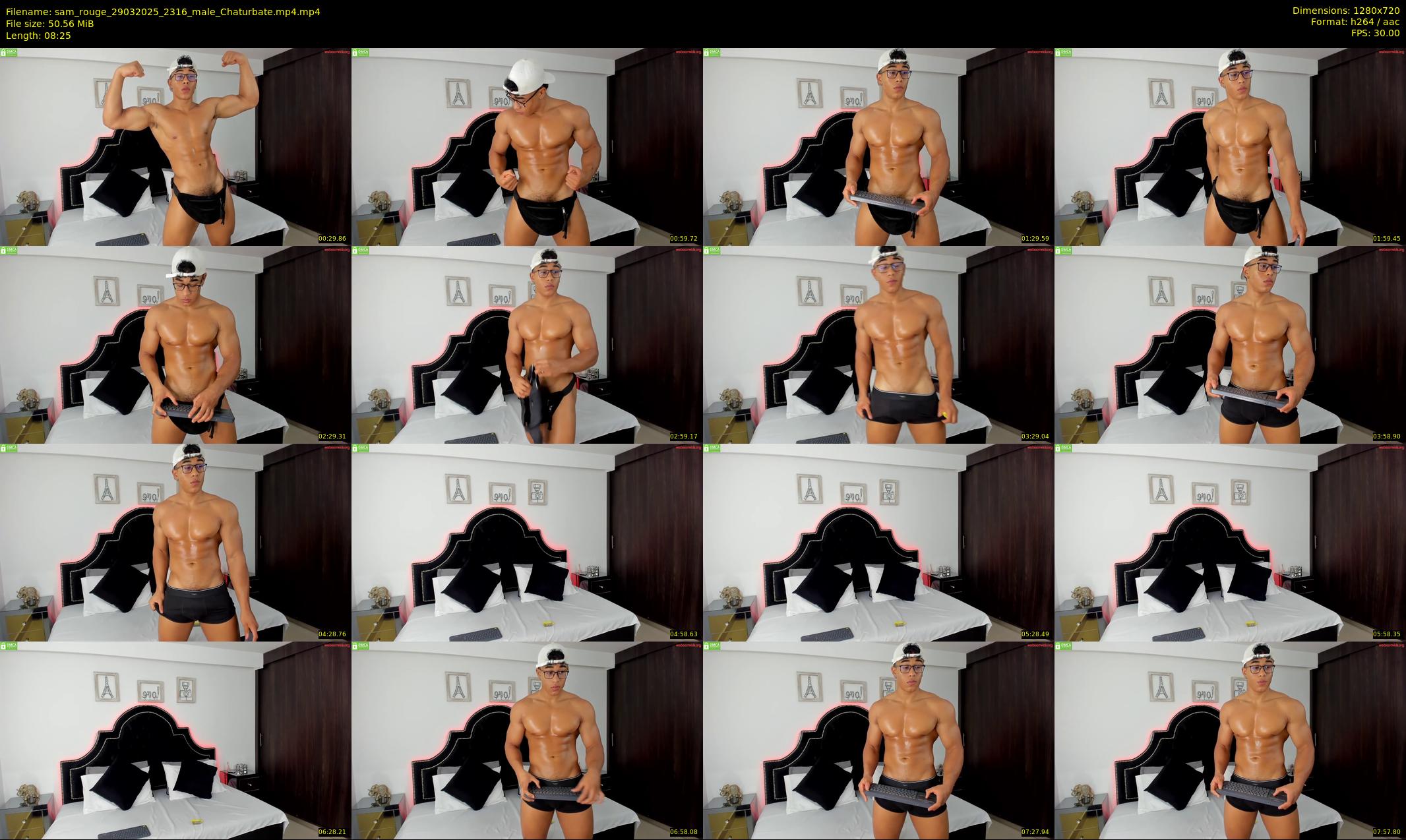 sam_rouge — 9 minute Chaturbate male cam show recording, 720p, Mar 29, 2025
