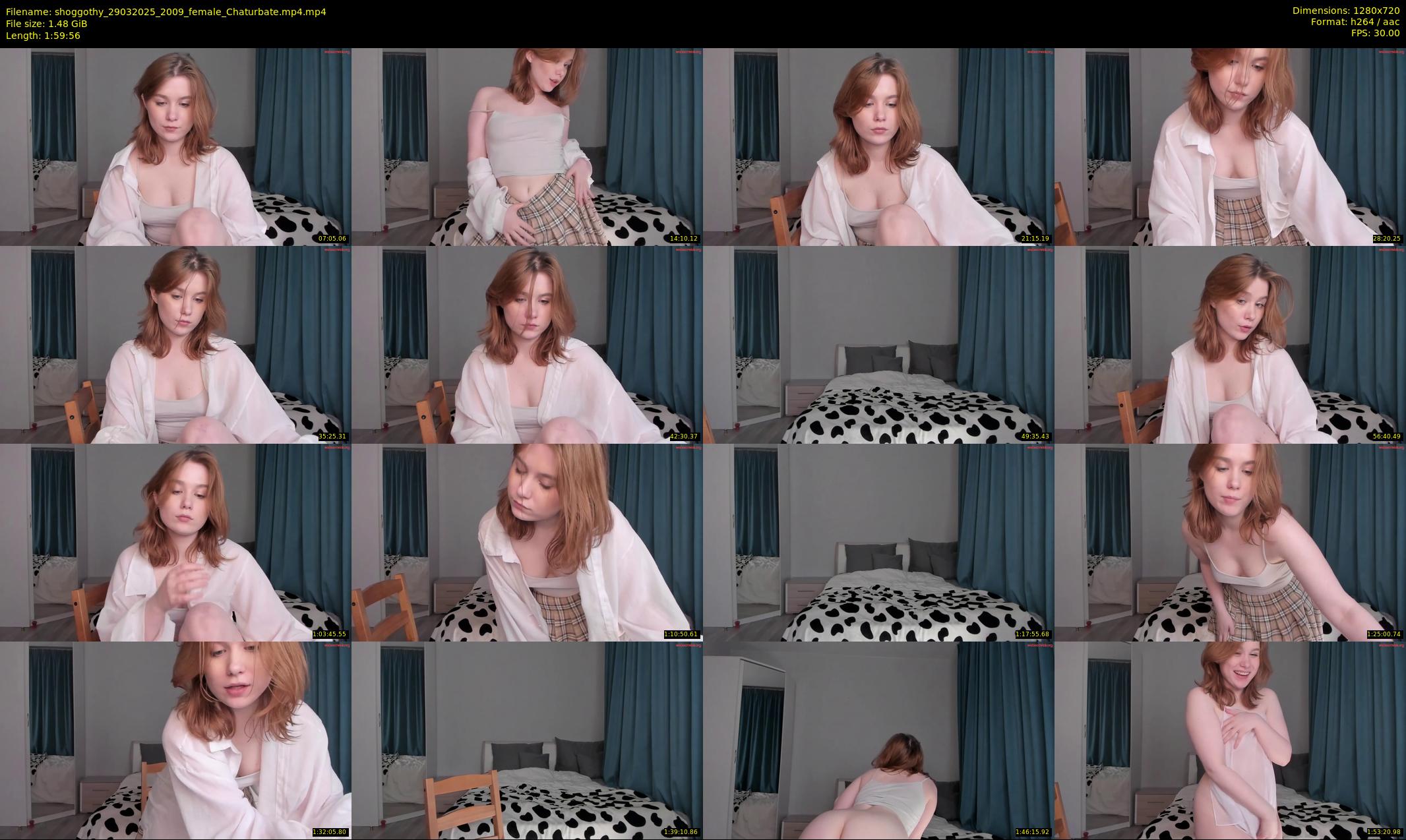 shoggothy — 120 minute Chaturbate female cam show recording, 720p, Mar 29, 2025