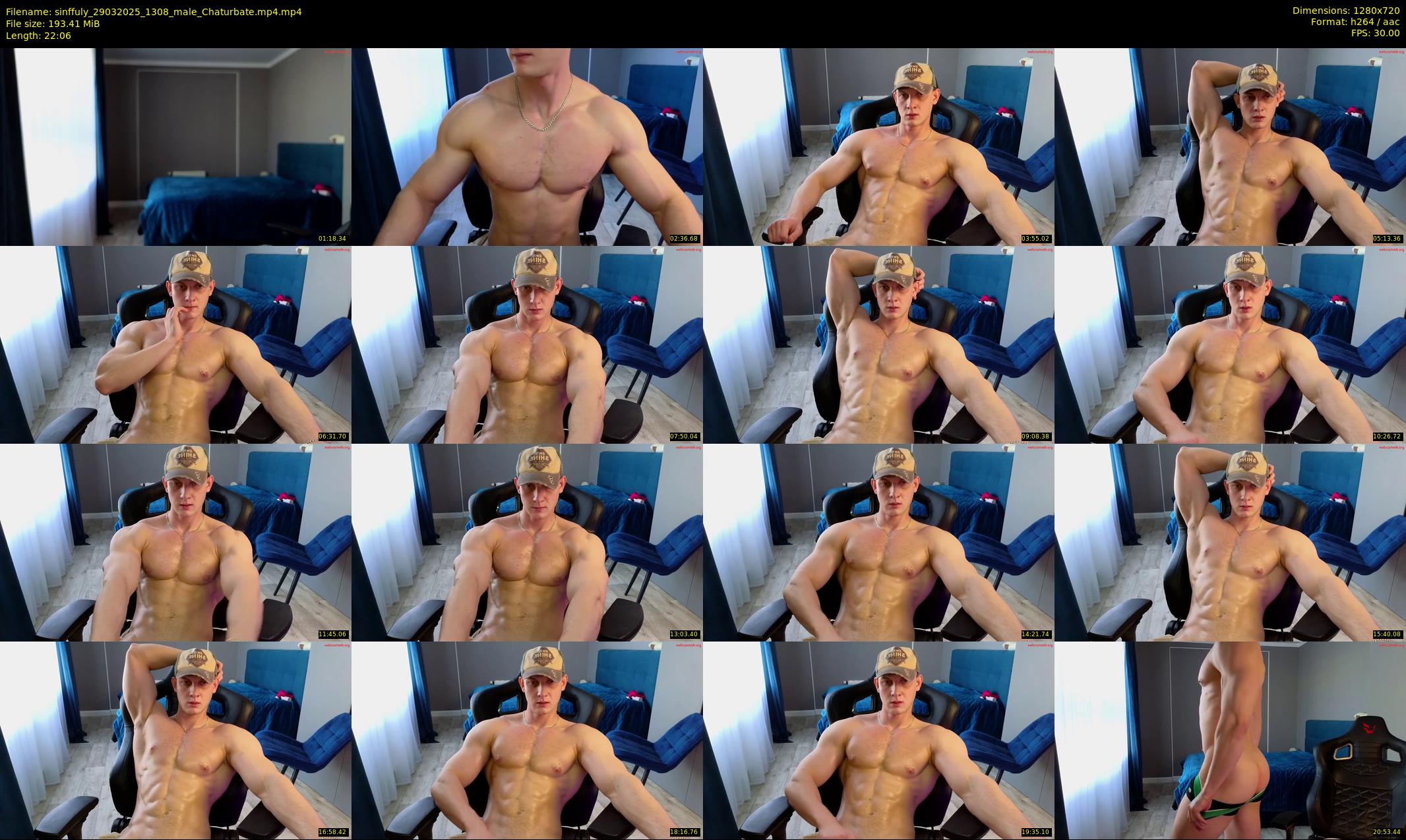 sinffuly — 23 minute Chaturbate male cam show recording, 720p, Mar 29, 2025
