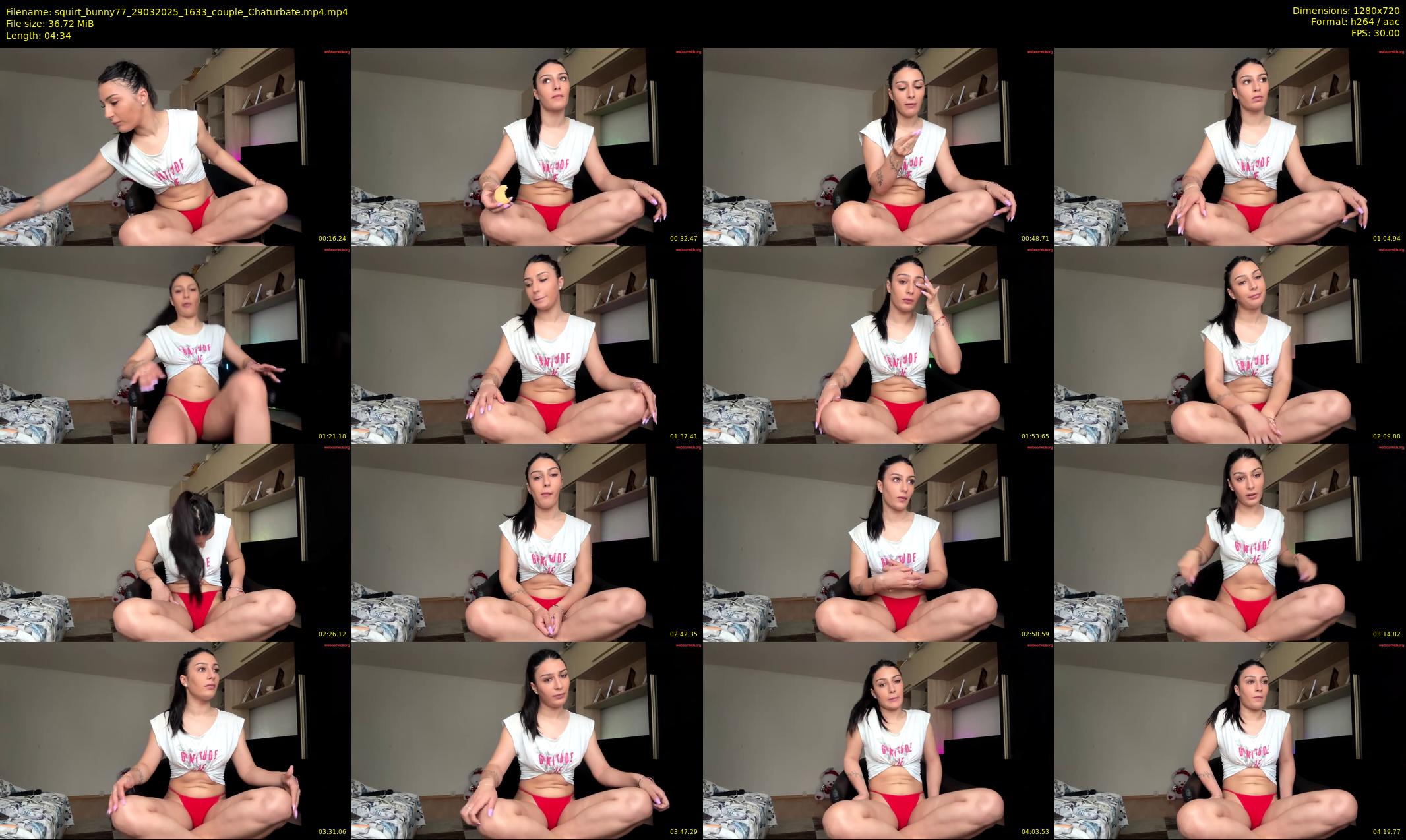 squirt_bunny77 — 5 minute Chaturbate couple cam show recording, 720p, Mar 29, 2025