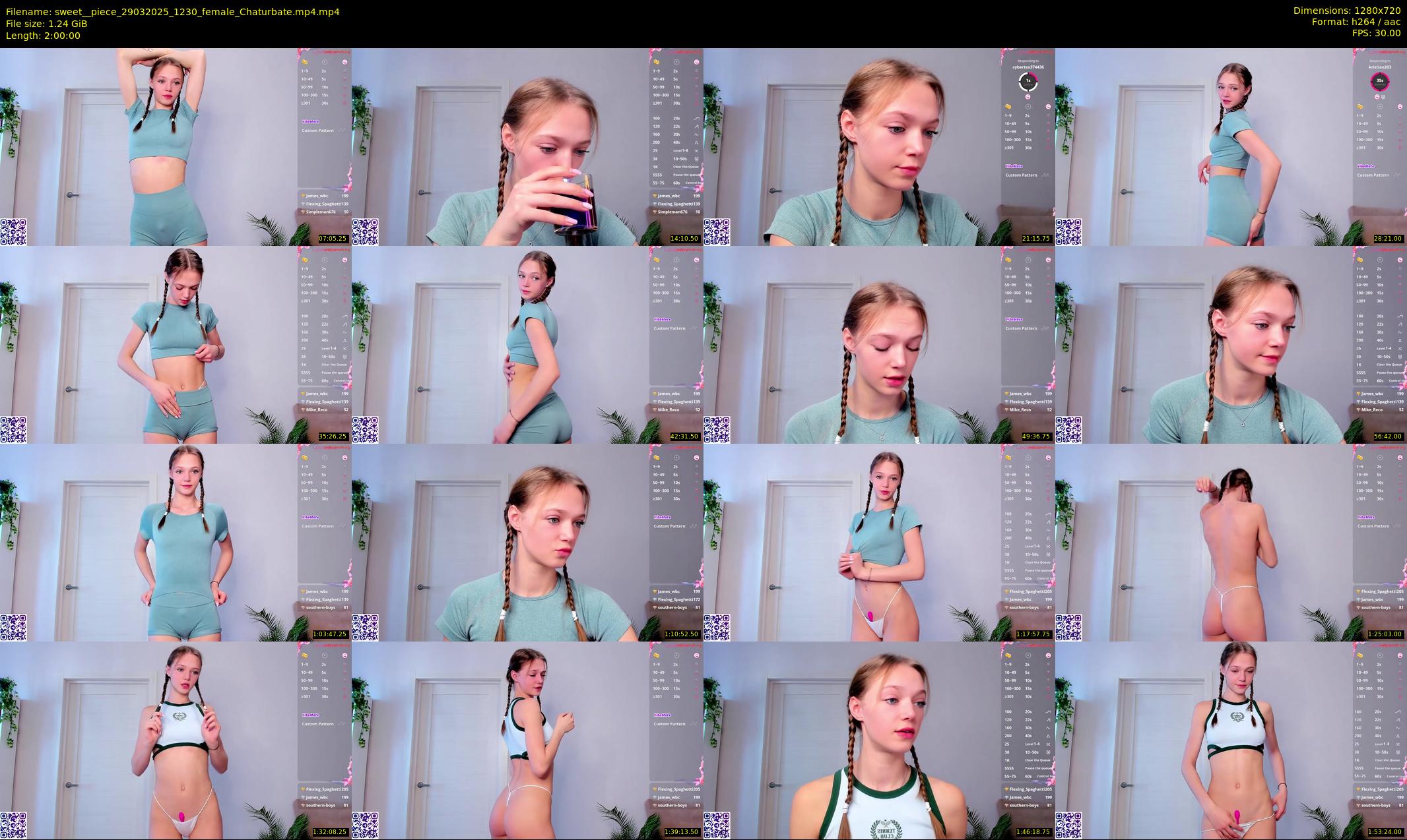 sweet__piece — 120 minute Chaturbate female cam show recording, 720p, Mar 29, 2025