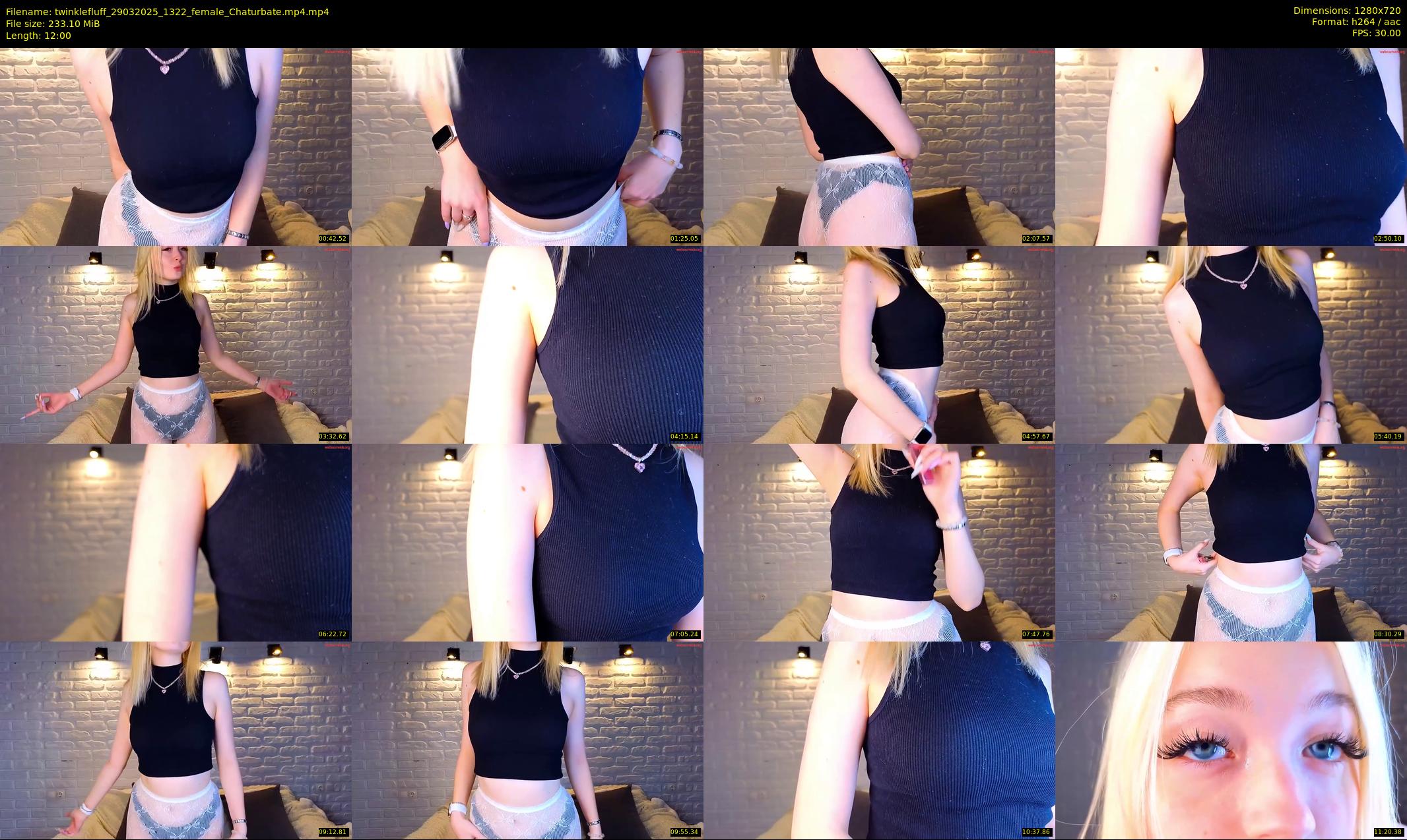 twinklefluff — 12 minute Chaturbate female cam show recording, 720p, Mar 29, 2025