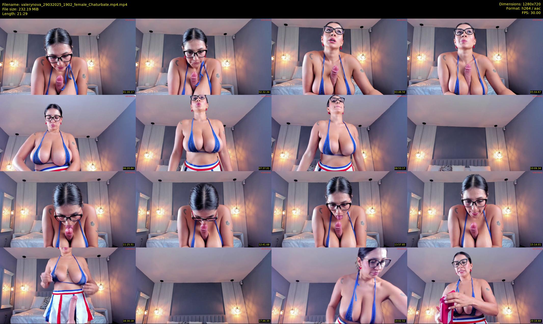 valerynova — 22 minute Chaturbate female cam show recording, 720p, Mar 29, 2025