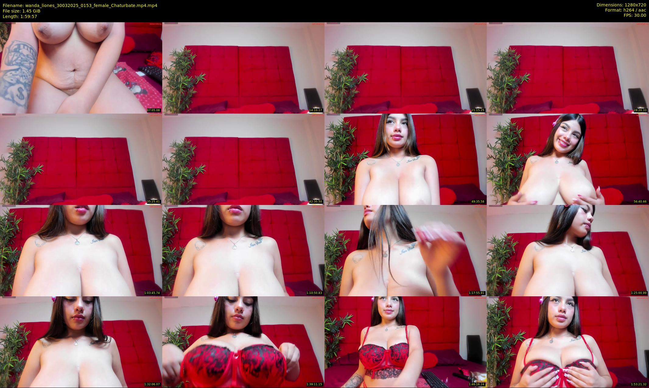 wanda_liones — 120 minute Chaturbate female cam show recording, 720p, Mar 30, 2025