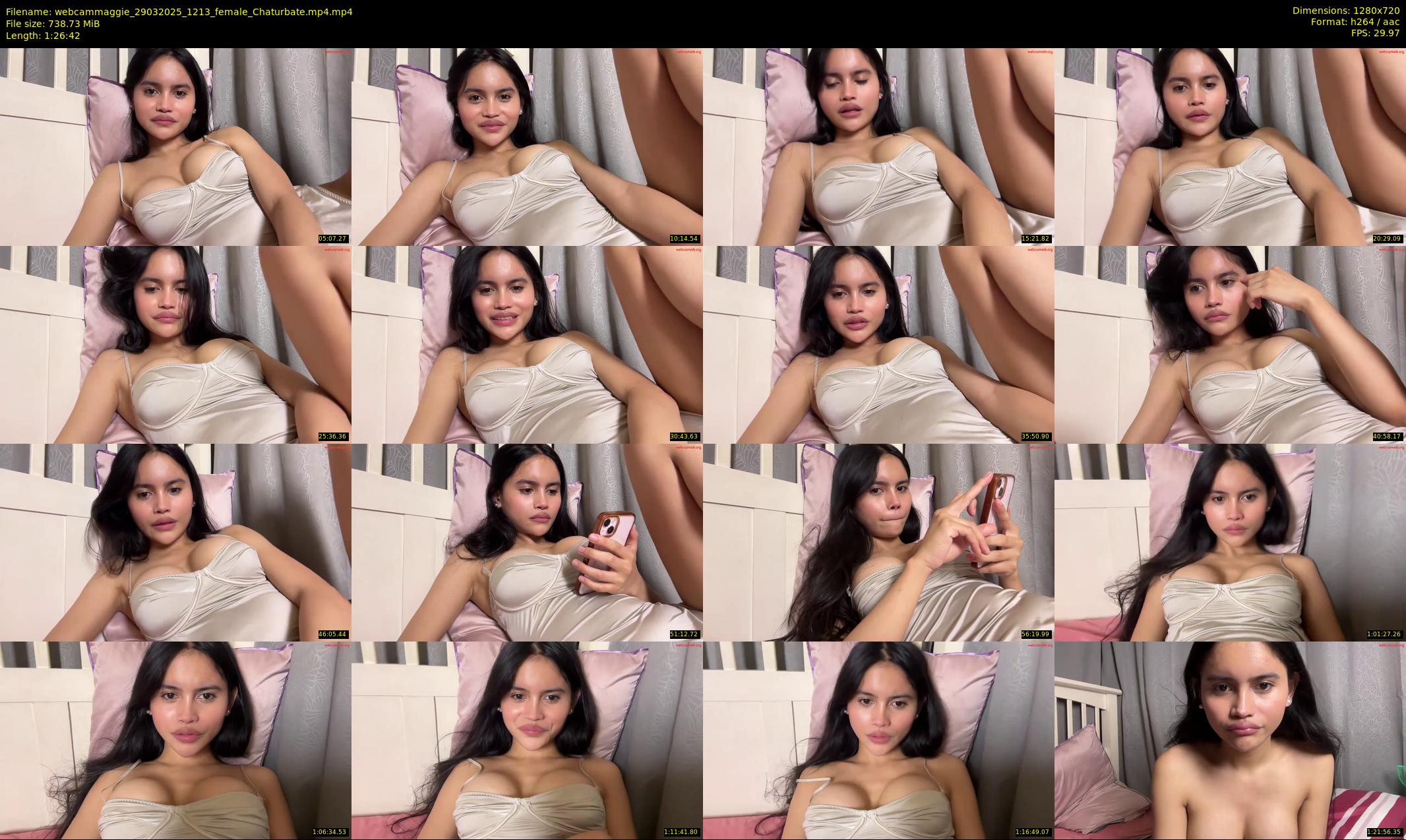 webcammaggie — 87 minute Chaturbate female cam show recording, 720p, Mar 29, 2025