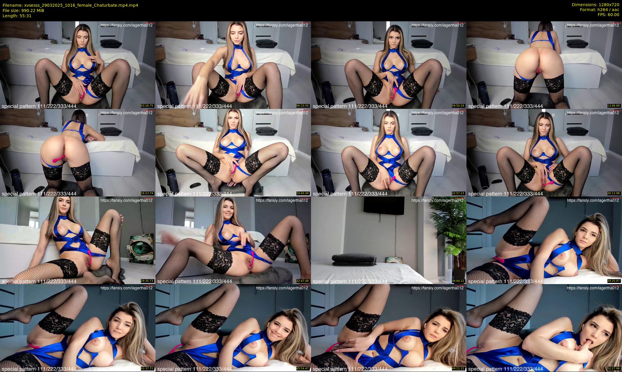 xvsesss — 56 minute Chaturbate female cam show recording, 720p, Mar 29, 2025