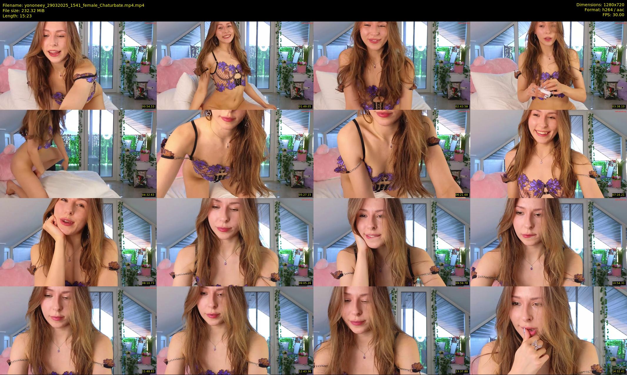yononeey — 16 minute Chaturbate female cam show recording, 720p, Mar 29, 2025