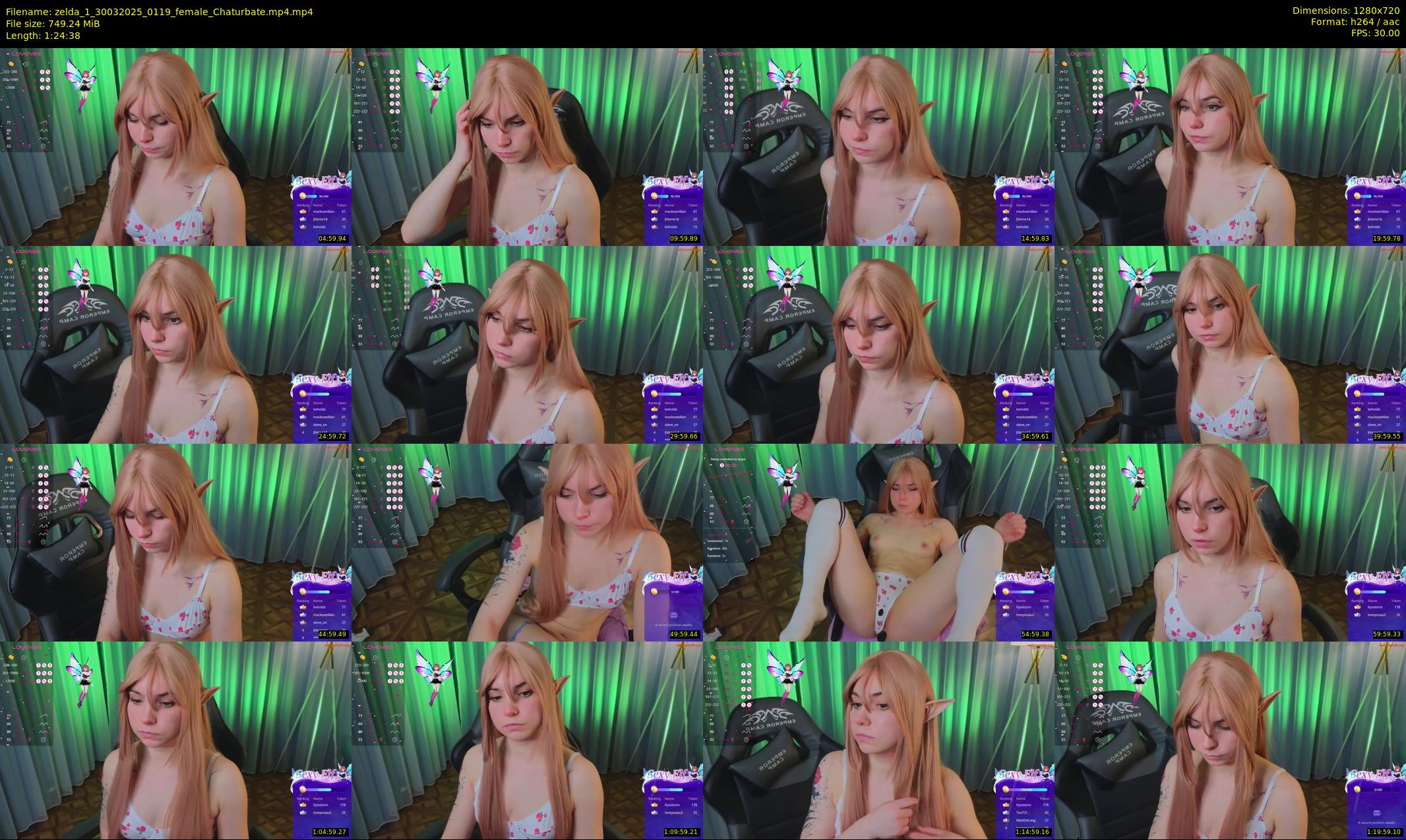 zelda_1 — 85 minute Chaturbate female cam show recording, 720p, Mar 30, 2025