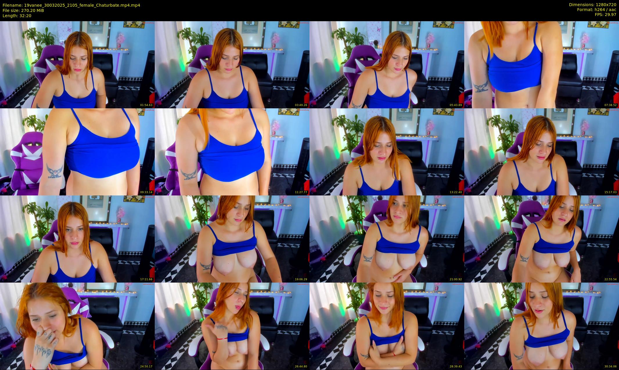 19vanee — 33 minute Chaturbate female cam show recording, 720p, Mar 30, 2025