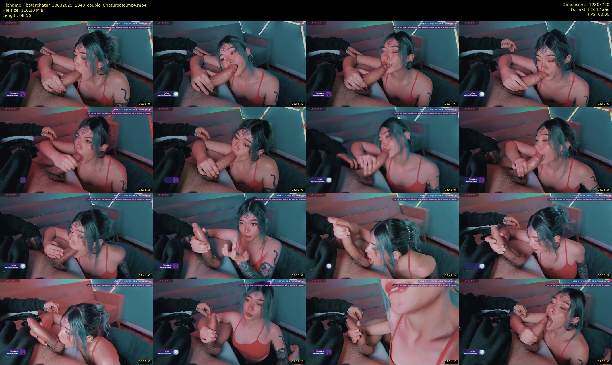 _baterchatur — 9 minute Chaturbate couple cam show recording, 720p, Mar 30, 2025