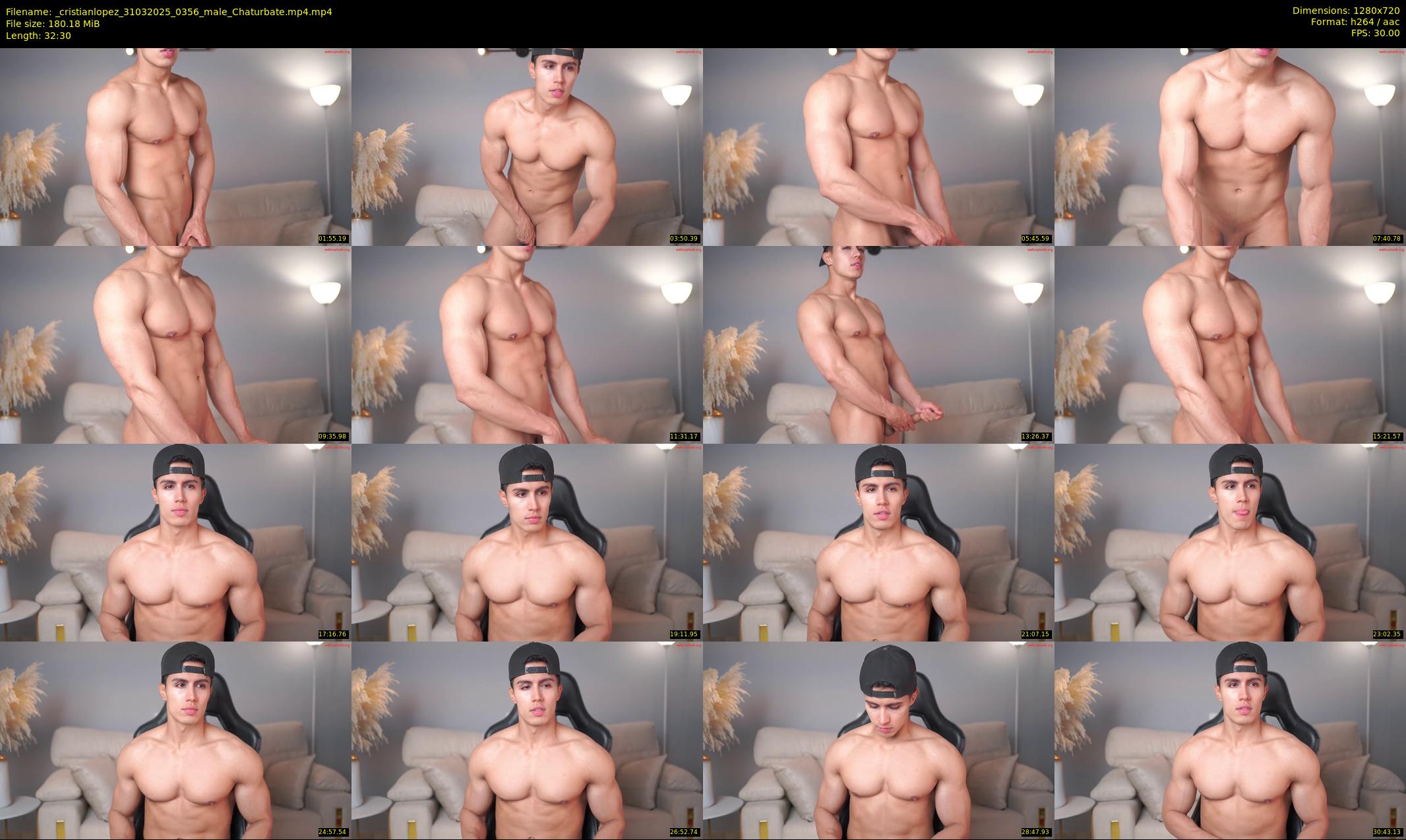 _cristianlopez — 33 minute Chaturbate male cam show recording, 720p, Mar 31, 2025