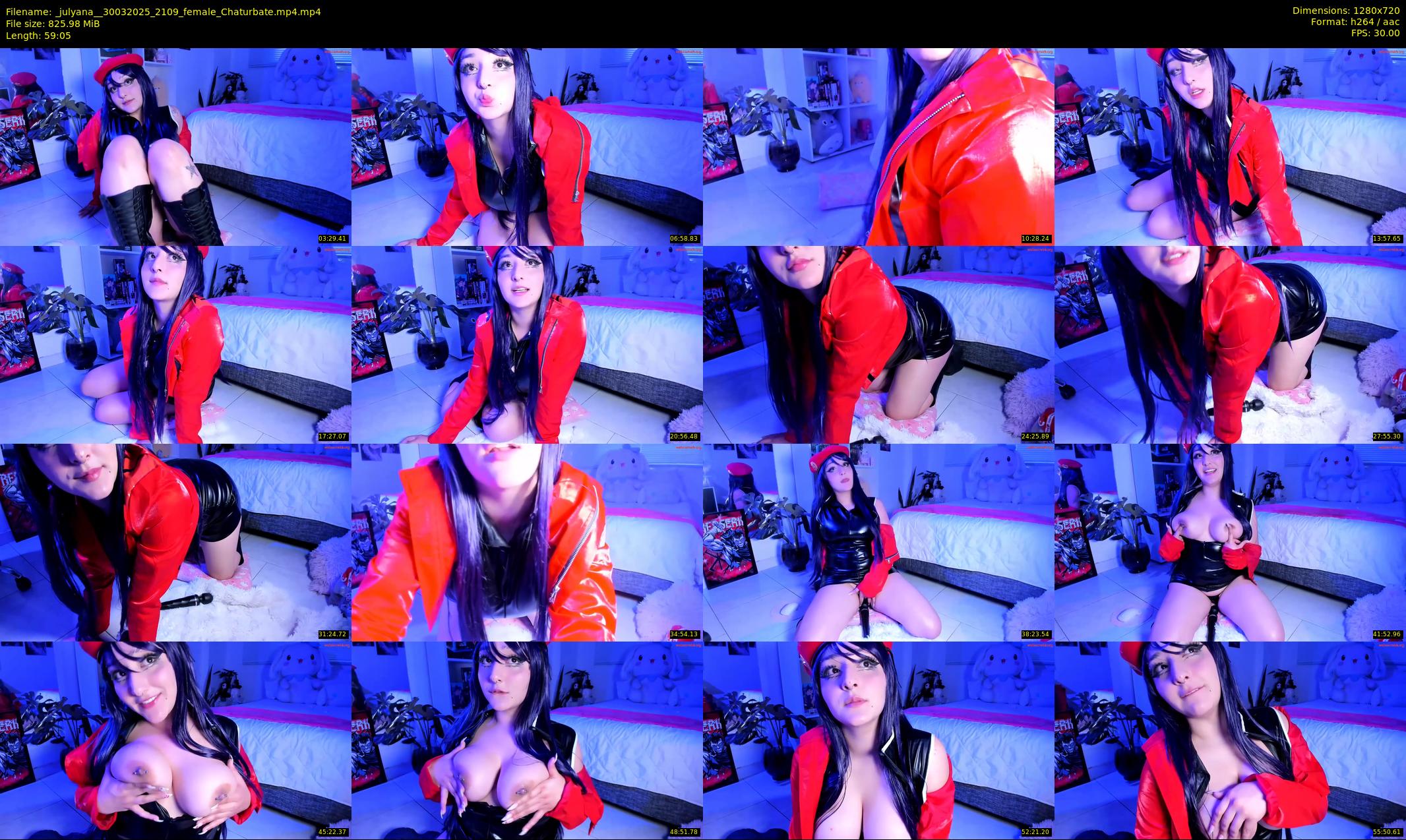 _julyana_ — 60 minute Chaturbate female cam show recording, 720p, Mar 30, 2025