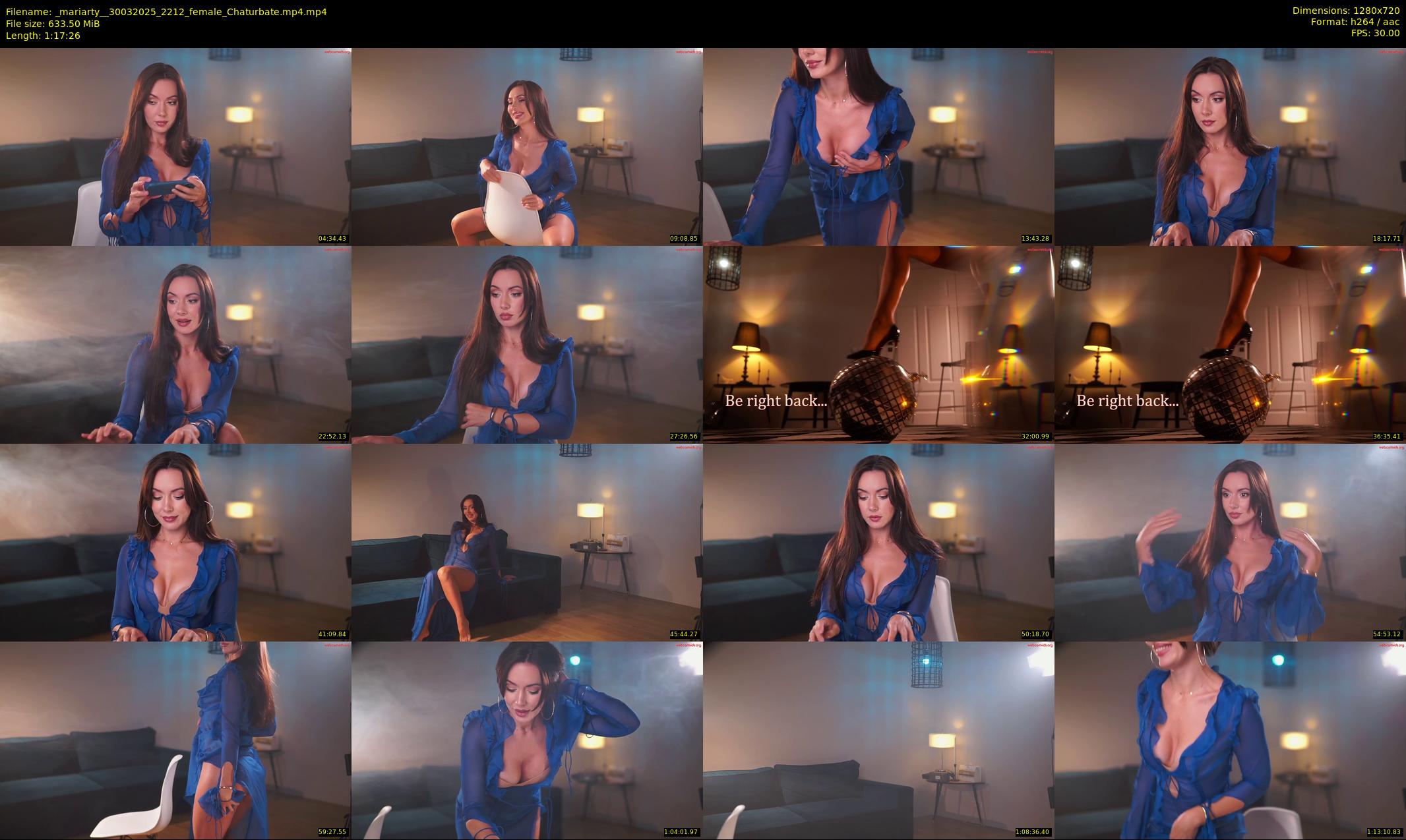 _mariarty_ — 78 minute Chaturbate female cam show recording, 720p, Mar 30, 2025