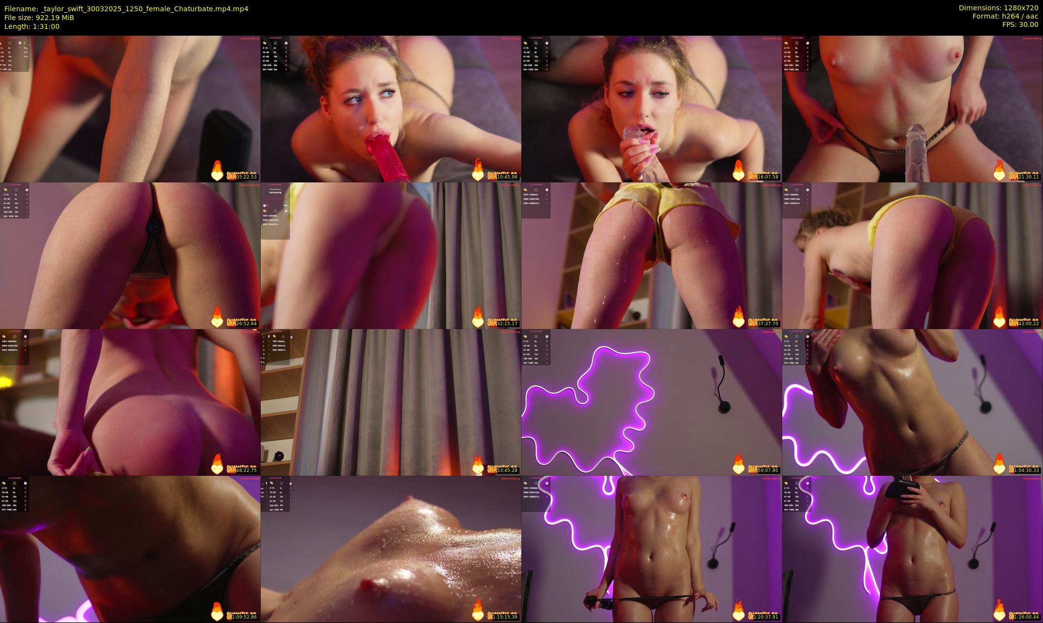 _taylor_swift — 91 minute Chaturbate female cam show recording, 720p, Mar 30, 2025