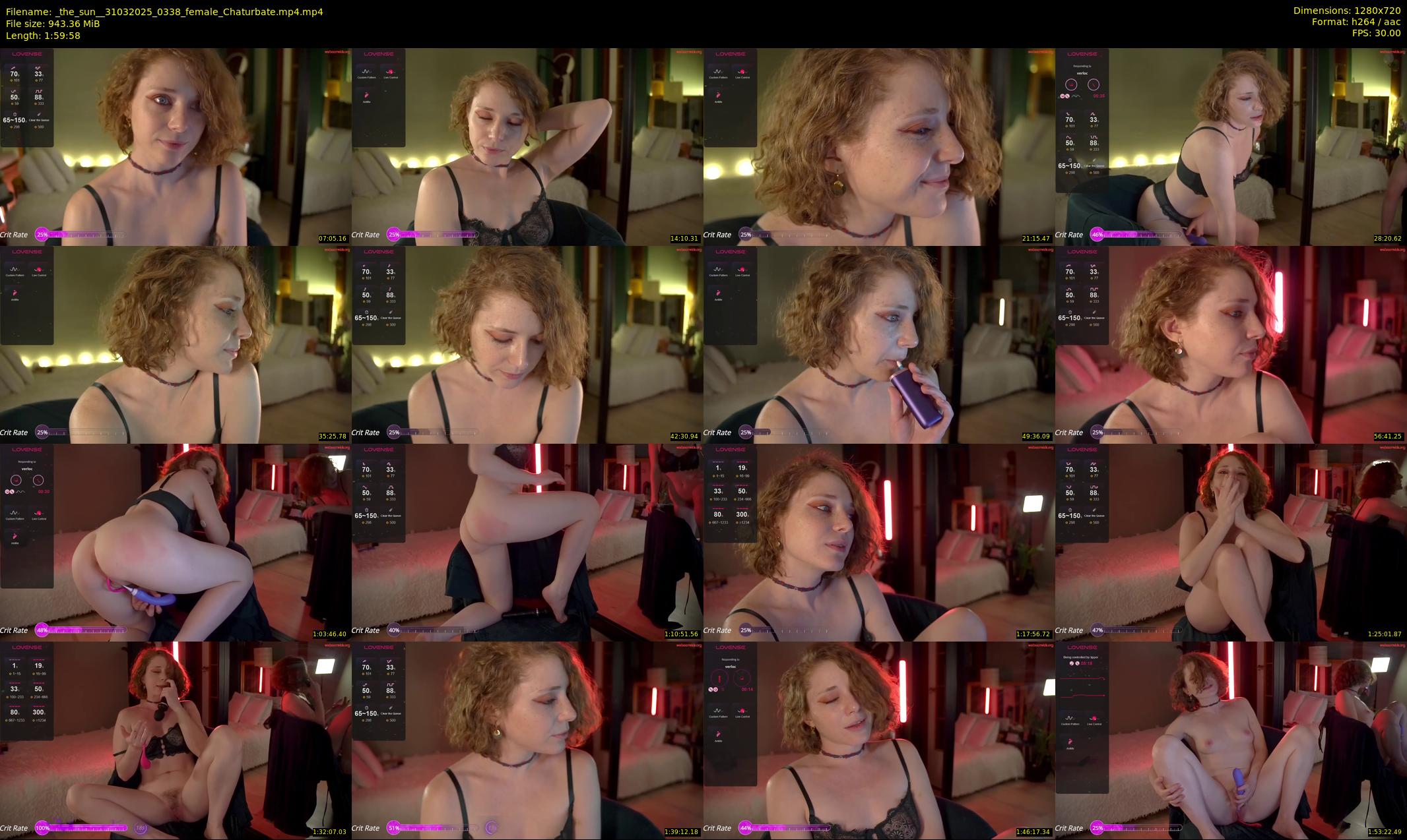 _the_sun_ — 120 minute Chaturbate female cam show recording, 720p, Mar 31, 2025