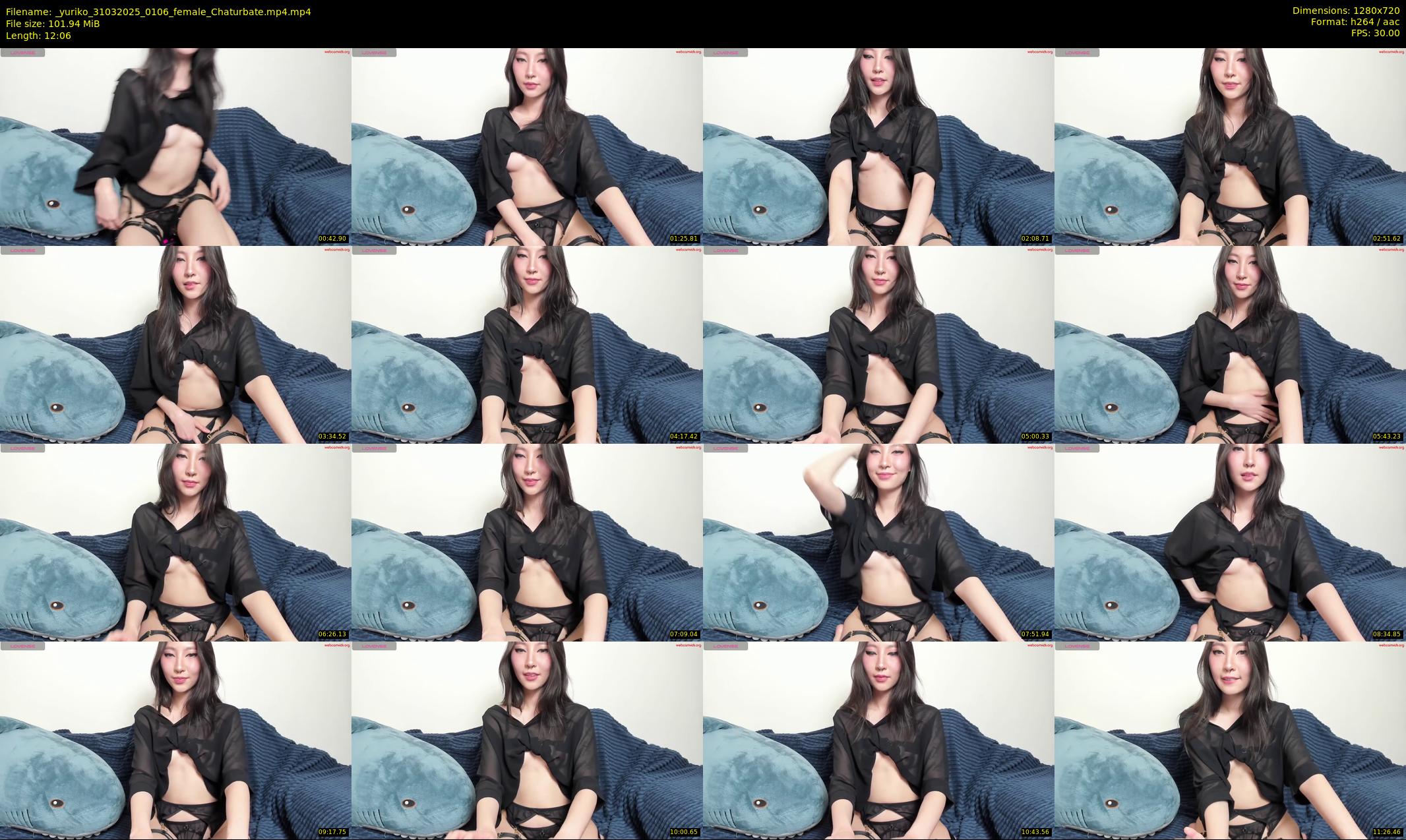 _yuriko — 13 minute Chaturbate female cam show recording, 720p, Mar 31, 2025