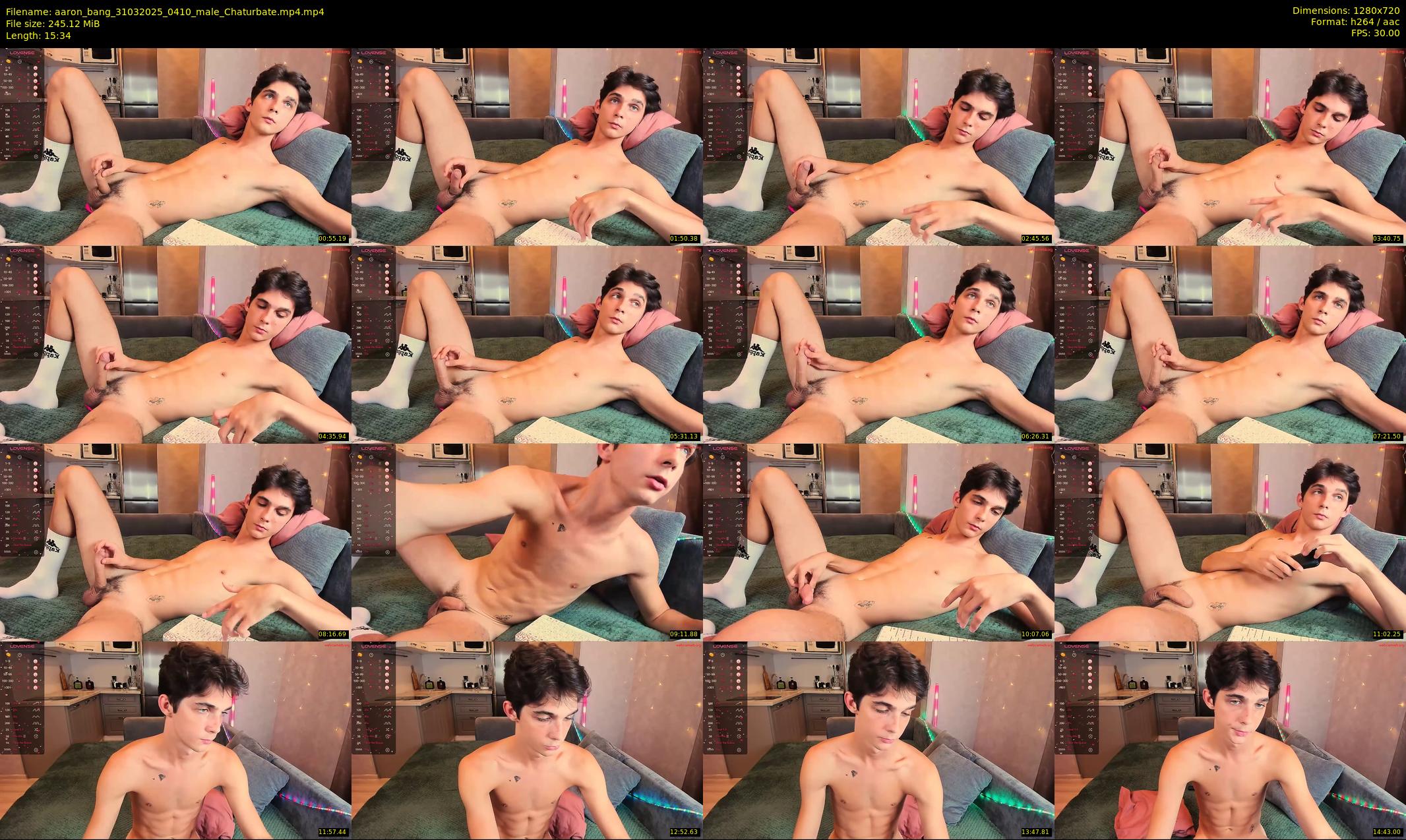 aaron_bang — 16 minute Chaturbate male cam show recording, 720p, Mar 31, 2025