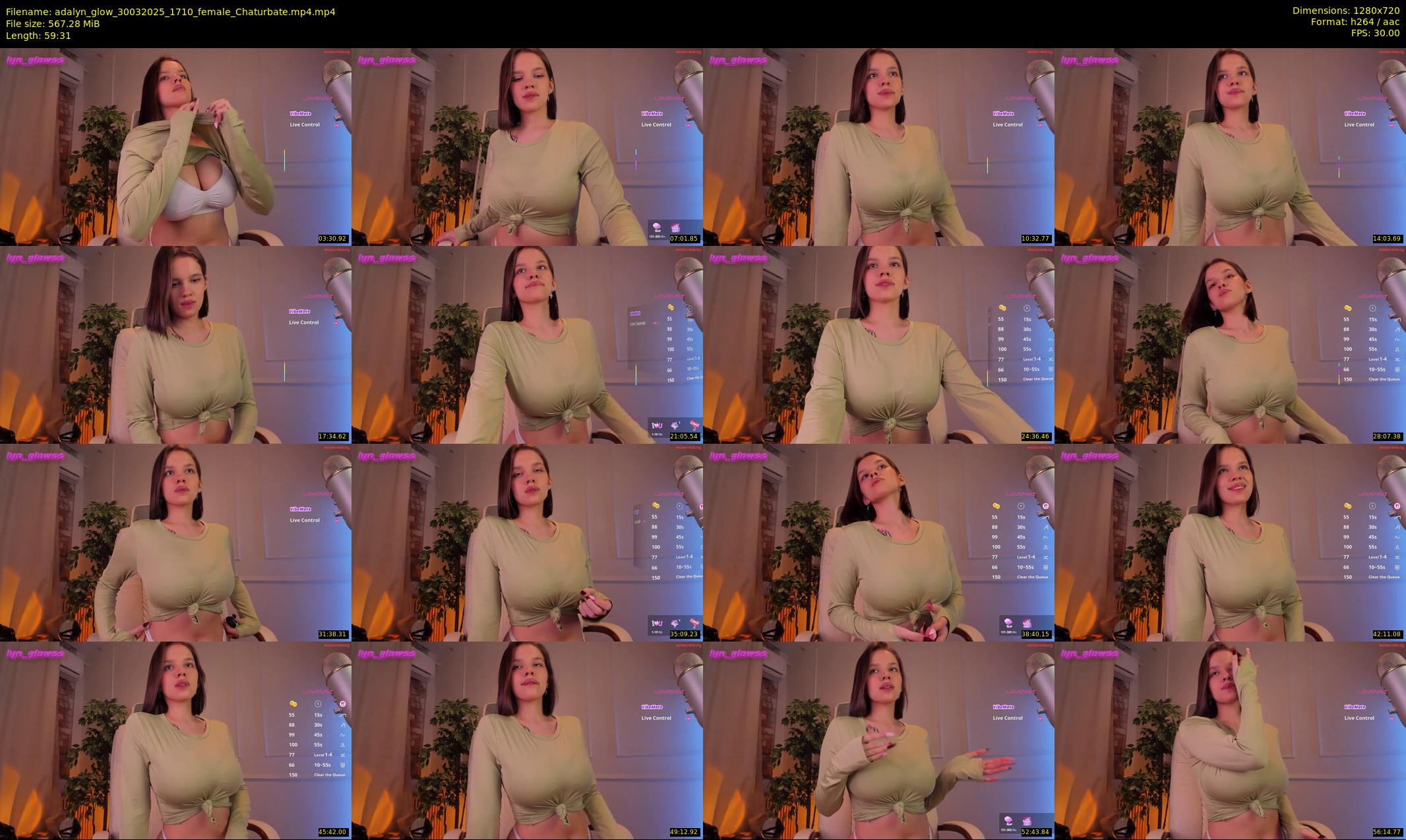 adalyn_glow — 60 minute Chaturbate female cam show recording, 720p, Mar 30, 2025