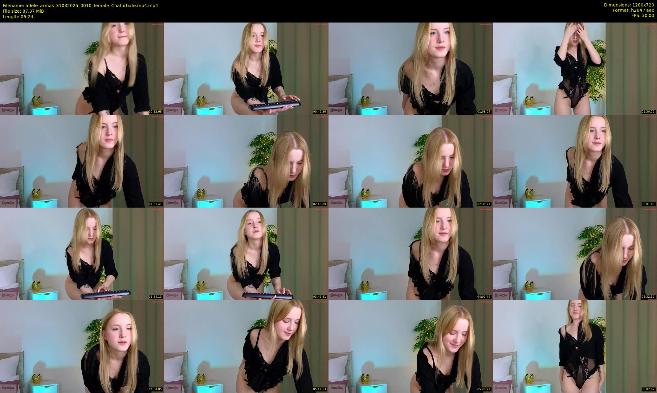 adele_armas — 7 minute Chaturbate female cam show recording, 720p, Mar 31, 2025