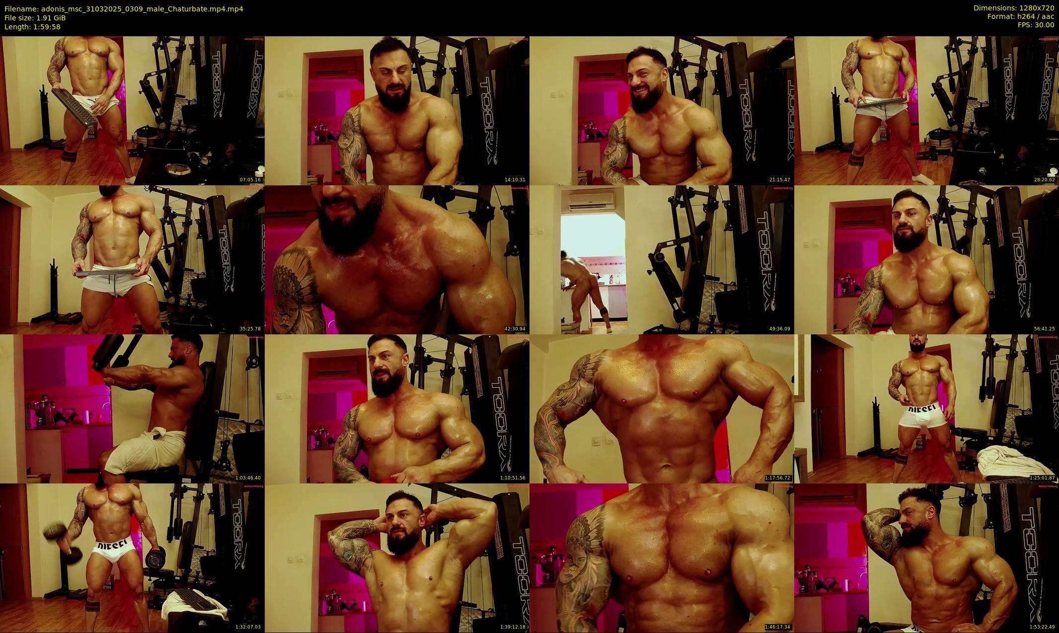 adonis_msc — 120 minute Chaturbate male cam show recording, 720p, Mar 31, 2025