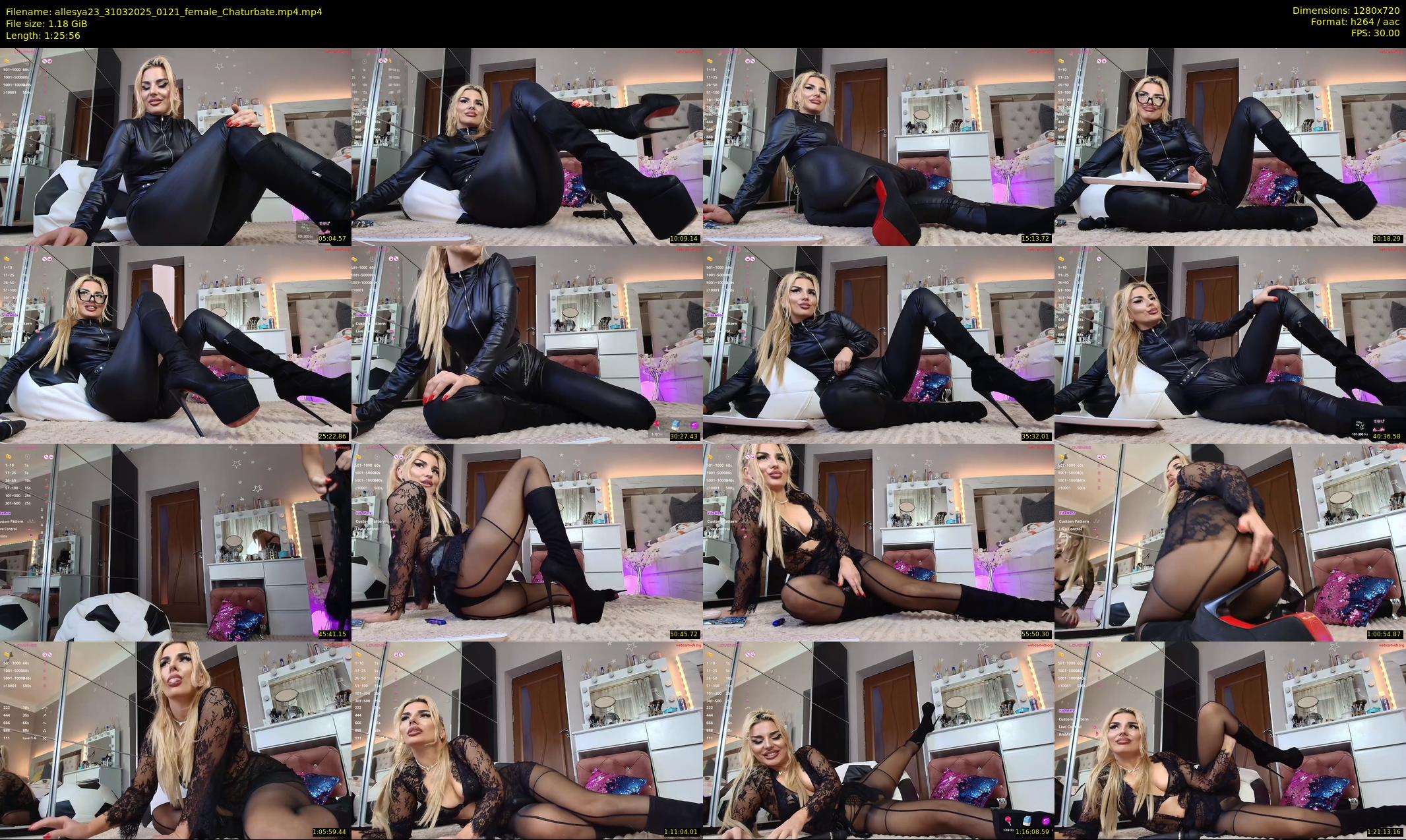 allesya23 — 86 minute Chaturbate female cam show recording, 720p, Mar 31, 2025