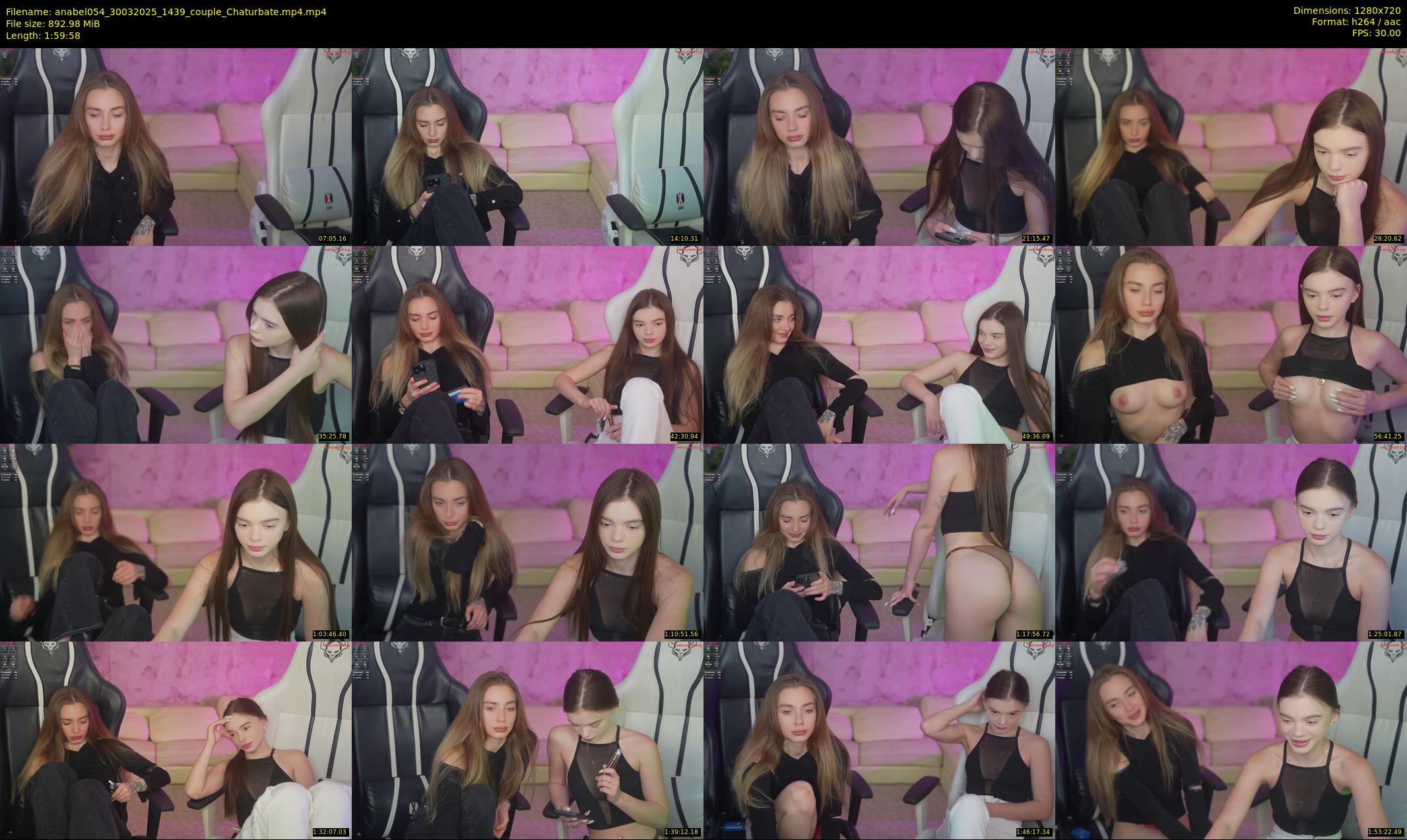 anabel054 — 120 minute Chaturbate female cam show recording, 720p, Mar 30, 2025