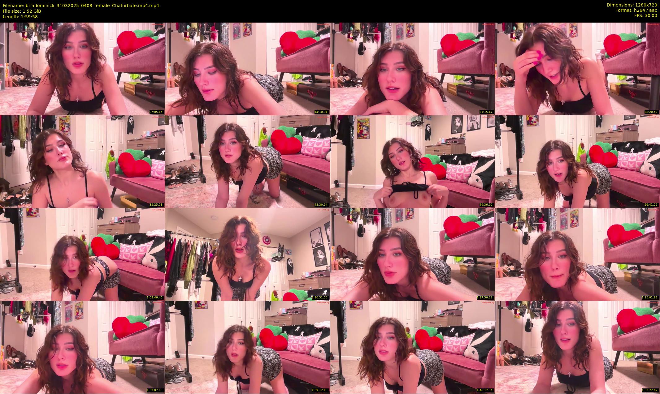 briadominick — 120 minute Chaturbate couple cam show recording, 720p, Mar 31, 2025