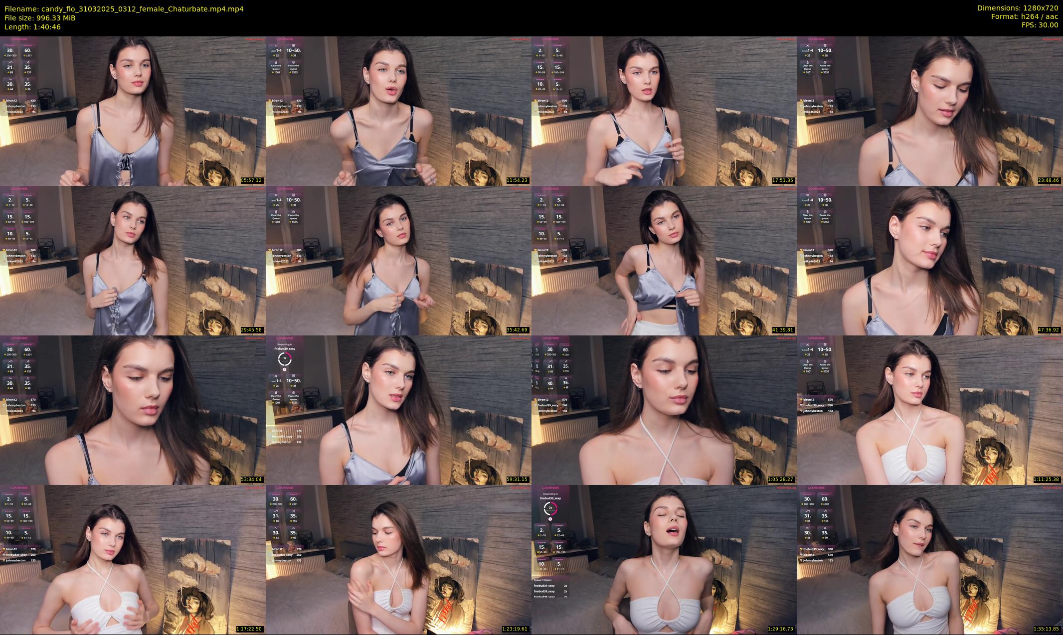 candy_flo — 101 minute Chaturbate female cam show recording, 720p, Mar 31, 2025