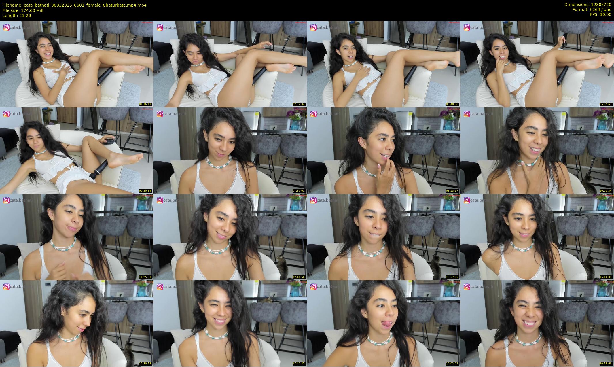 cata_batnati — 22 minute Chaturbate female cam show recording, 720p, Mar 30, 2025