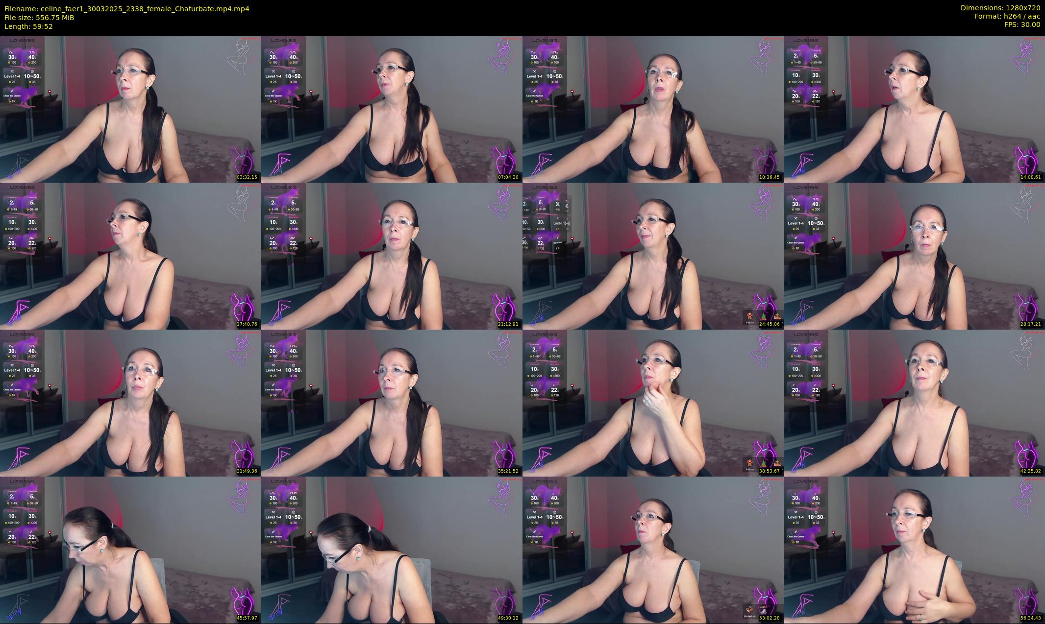 celine_faer1 — 60 minute Chaturbate female cam show recording, 720p, Mar 30, 2025