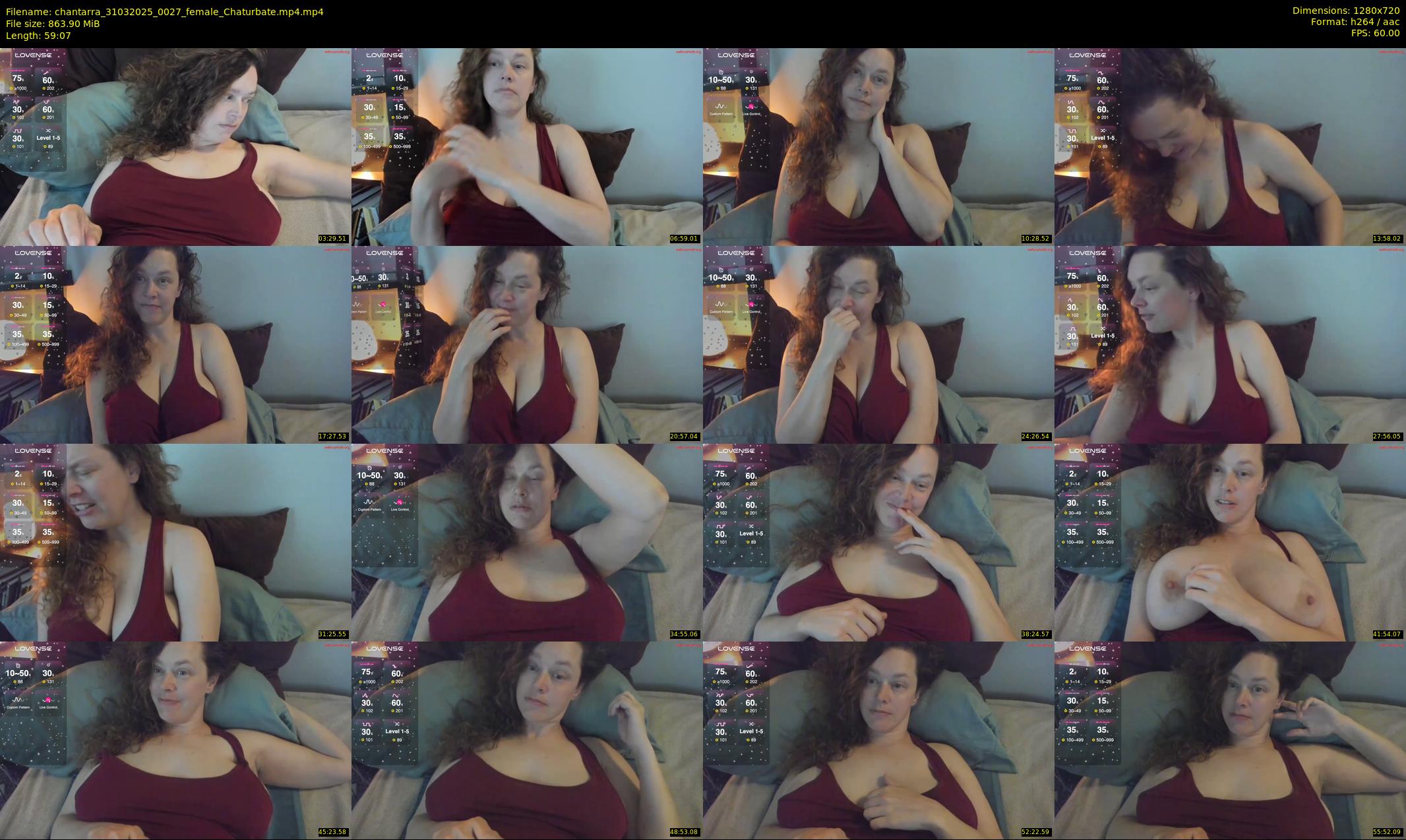 chantarra — 60 minute Chaturbate female cam show recording, 720p, Mar 31, 2025